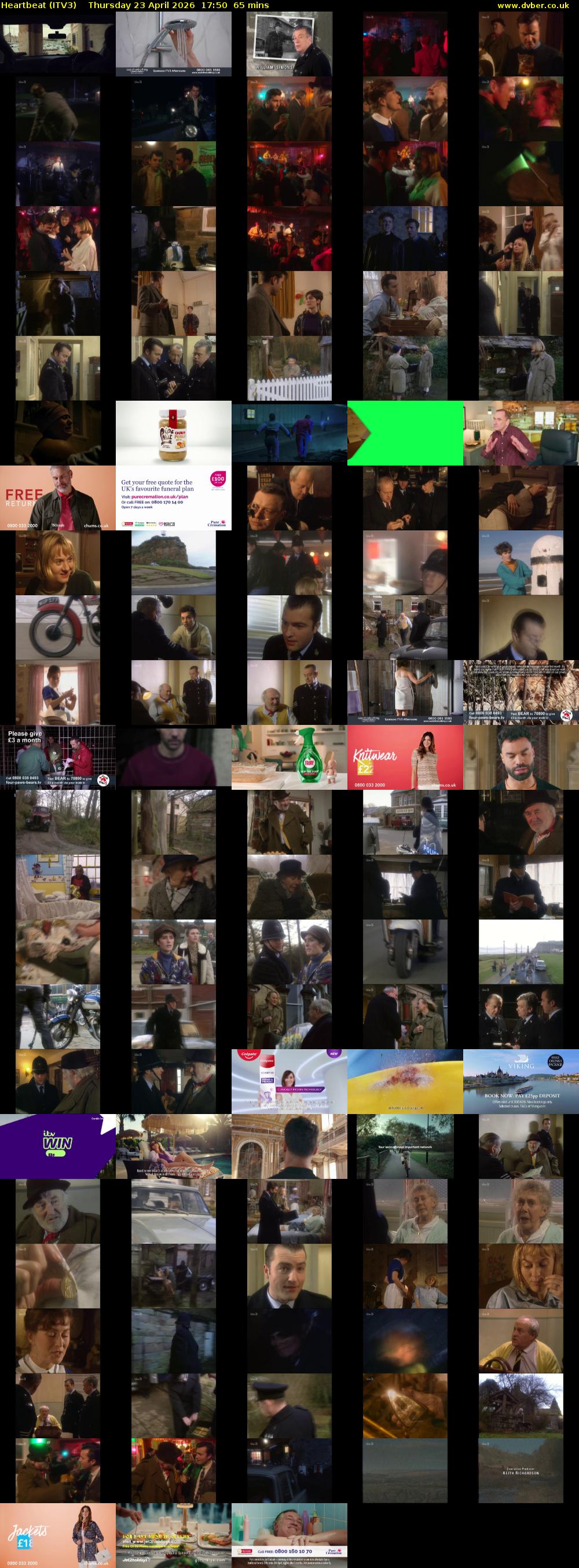 Heartbeat (ITV3) Thursday 23 April 2026 17:50 - 18:55
