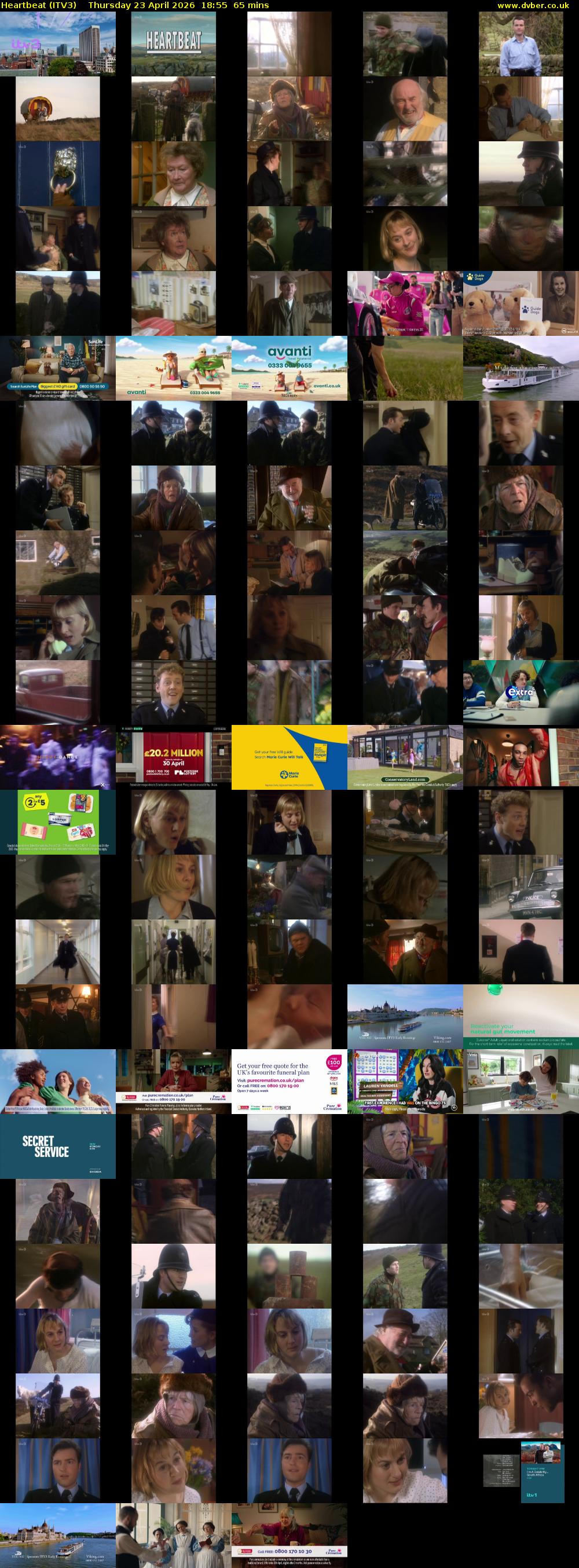 Heartbeat (ITV3) Thursday 23 April 2026 18:55 - 20:00