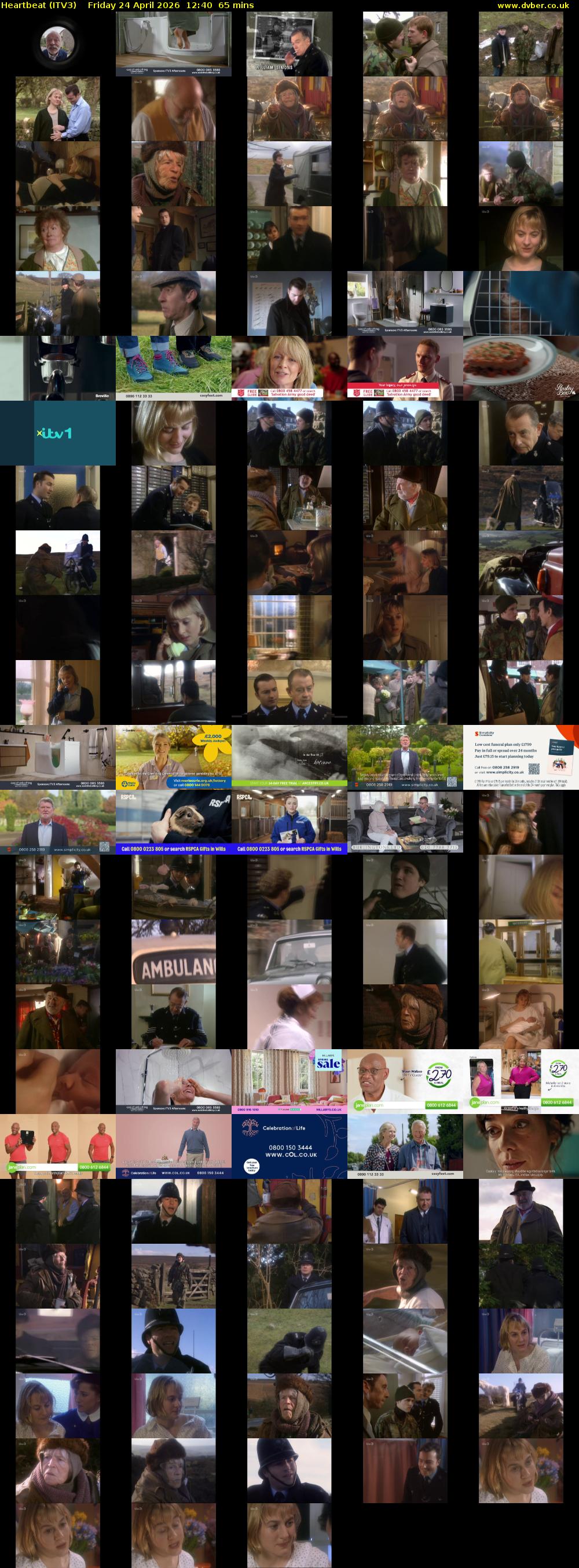 Heartbeat (ITV3) Friday 24 April 2026 12:40 - 13:45