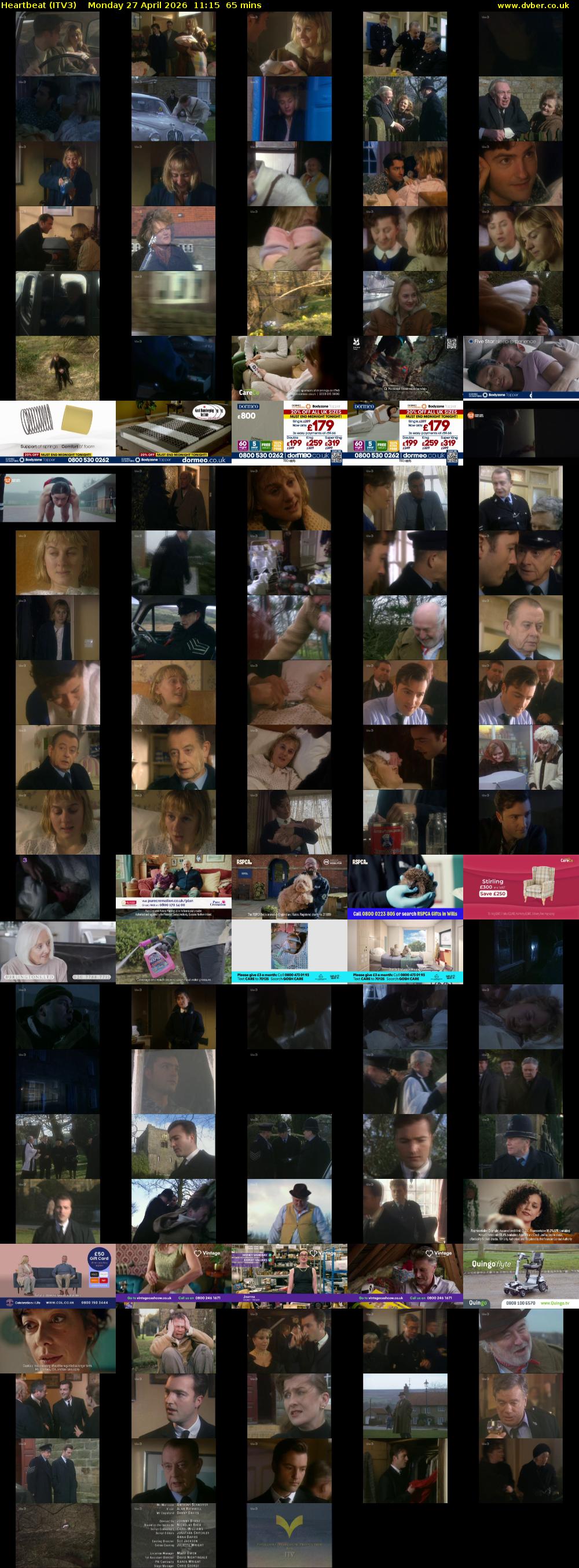 Heartbeat (ITV3) Monday 27 April 2026 11:15 - 12:20