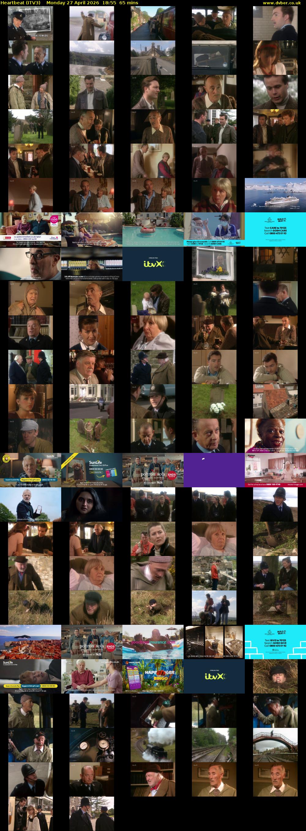 Heartbeat (ITV3) Monday 27 April 2026 18:55 - 20:00