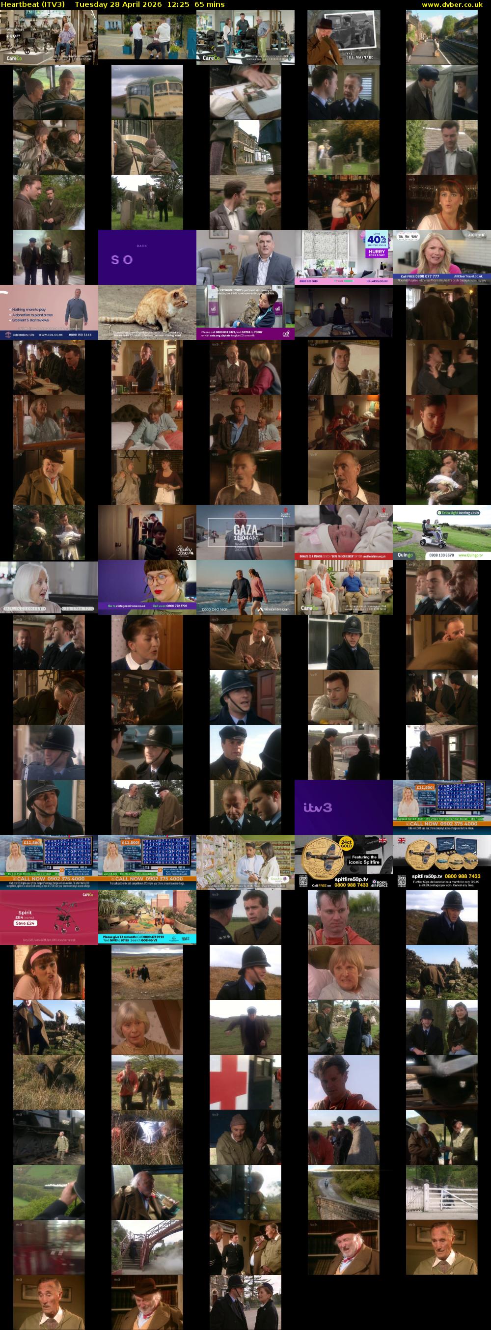 Heartbeat (ITV3) Tuesday 28 April 2026 12:25 - 13:30