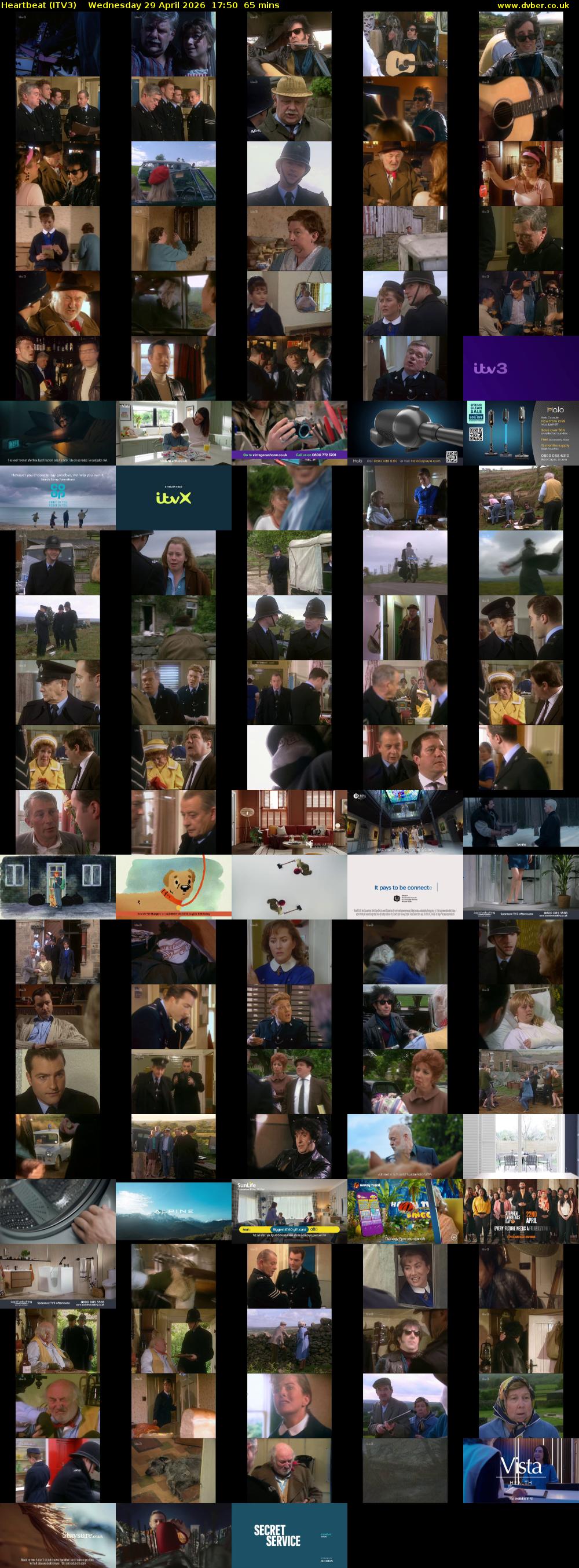 Heartbeat (ITV3) Wednesday 29 April 2026 17:50 - 18:55