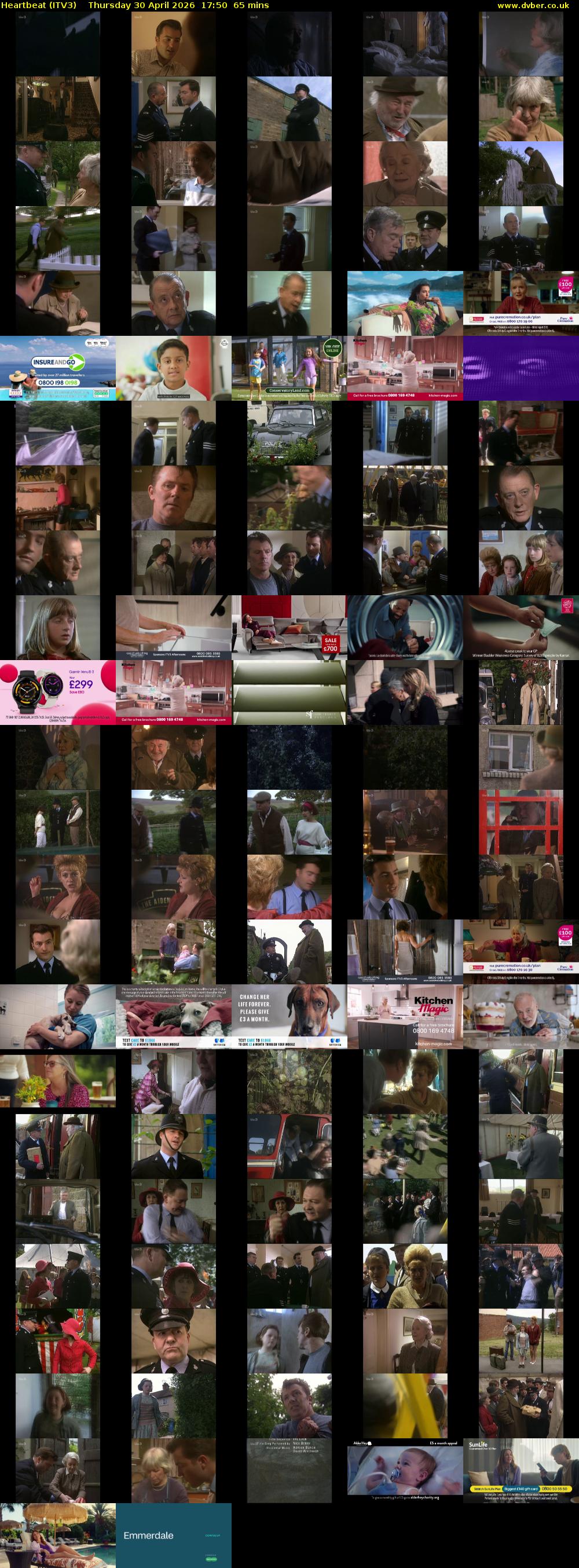 Heartbeat (ITV3) Thursday 30 April 2026 17:50 - 18:55