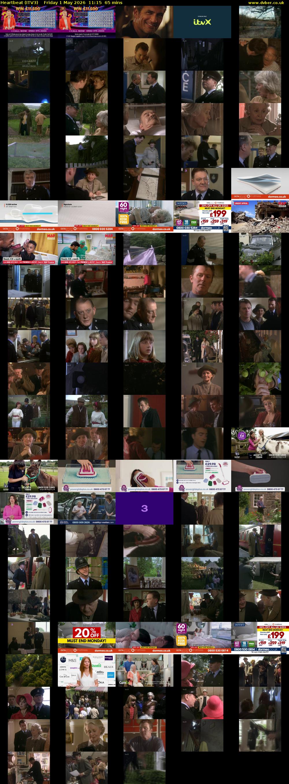 Heartbeat (ITV3) Friday 1 May 2026 11:15 - 12:20