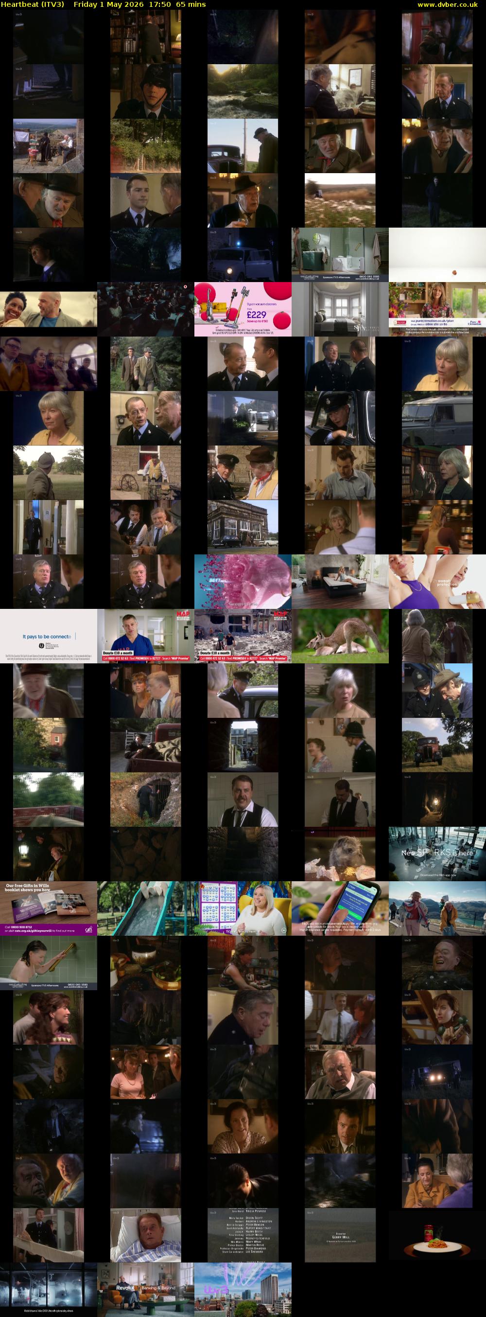 Heartbeat (ITV3) Friday 1 May 2026 17:50 - 18:55