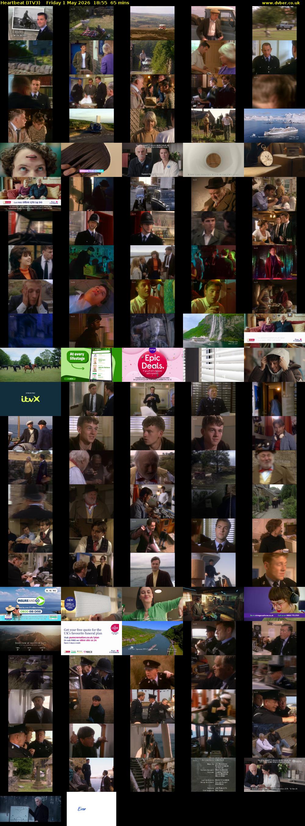 Heartbeat (ITV3) Friday 1 May 2026 18:55 - 20:00