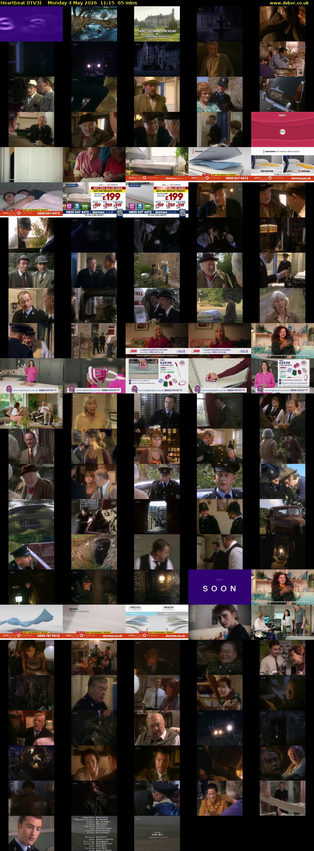 Heartbeat (ITV3) Monday 4 May 2026 11:15 - 12:20