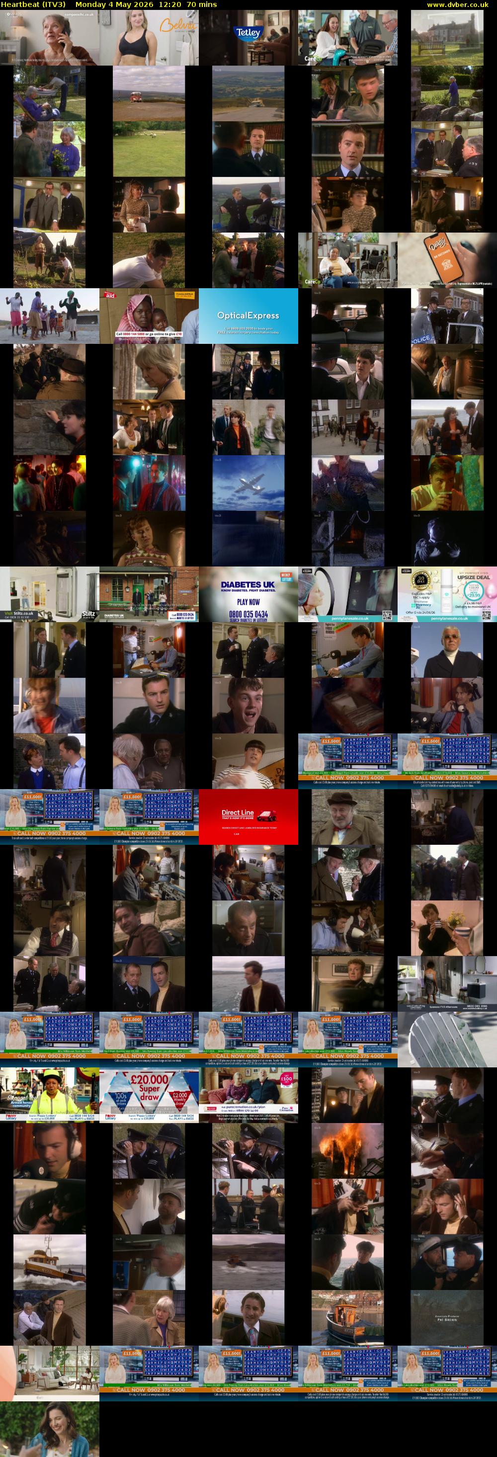 Heartbeat (ITV3) Monday 4 May 2026 12:20 - 13:30