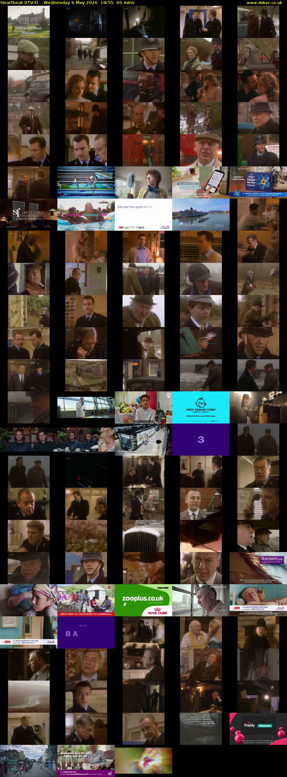 Heartbeat (ITV3) Wednesday 6 May 2026 18:55 - 20:00