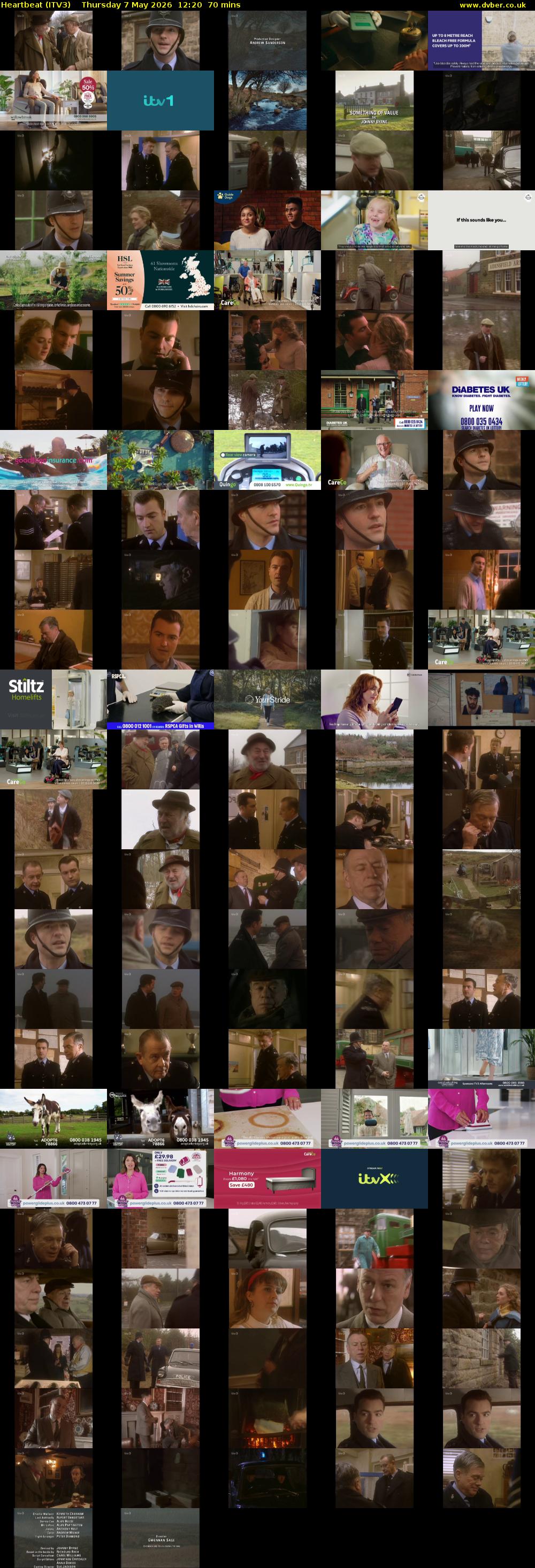 Heartbeat (ITV3) Thursday 7 May 2026 12:20 - 13:30