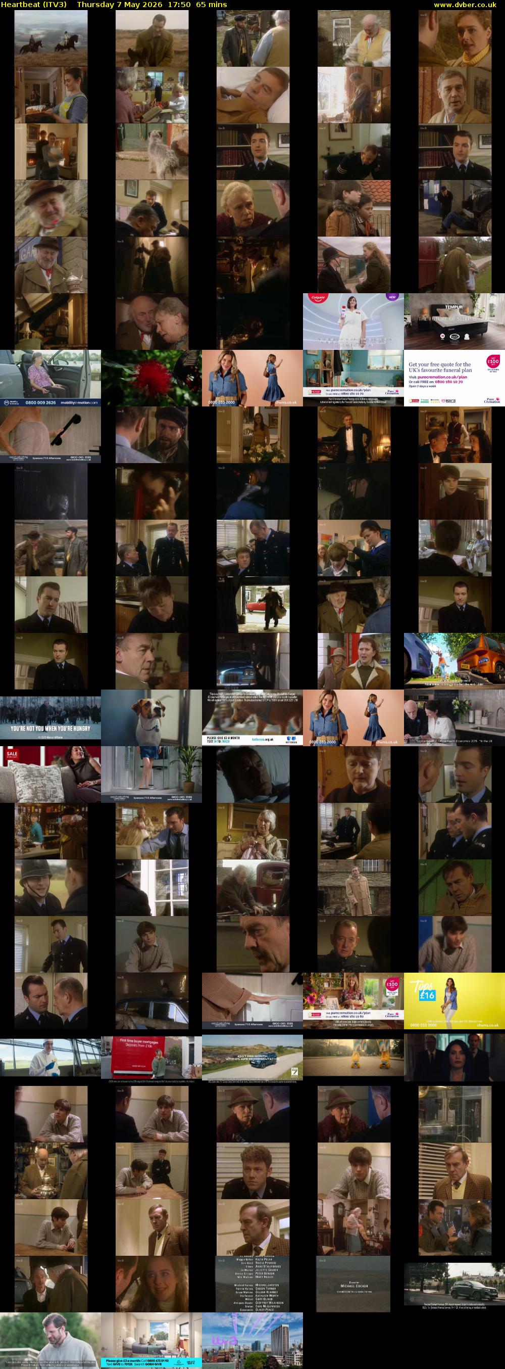 Heartbeat (ITV3) Thursday 7 May 2026 17:50 - 18:55