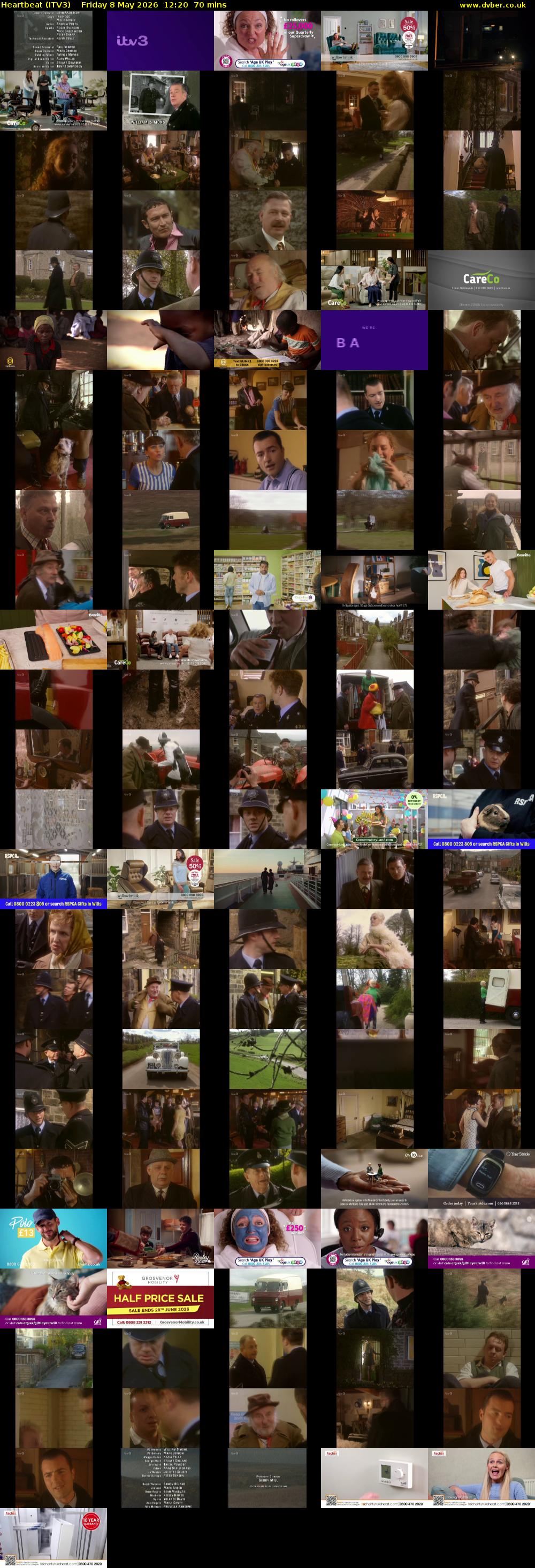 Heartbeat (ITV3) Friday 8 May 2026 12:20 - 13:30