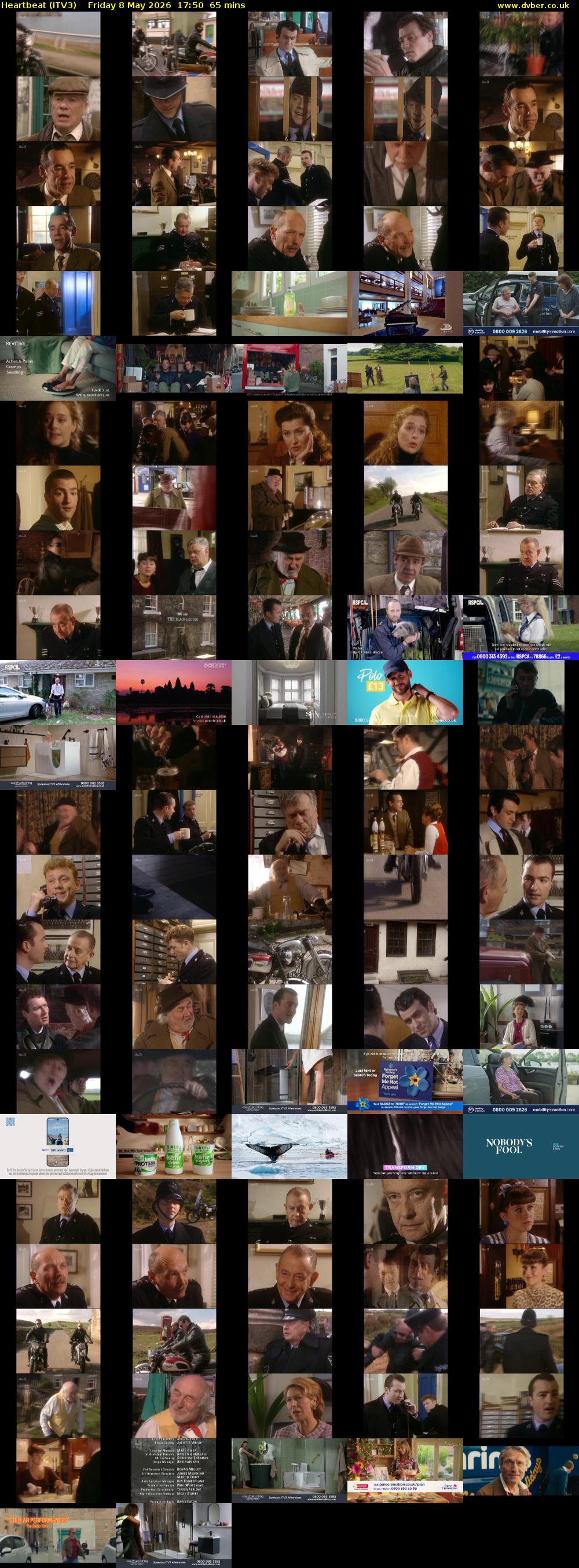 Heartbeat (ITV3) Friday 8 May 2026 17:50 - 18:55