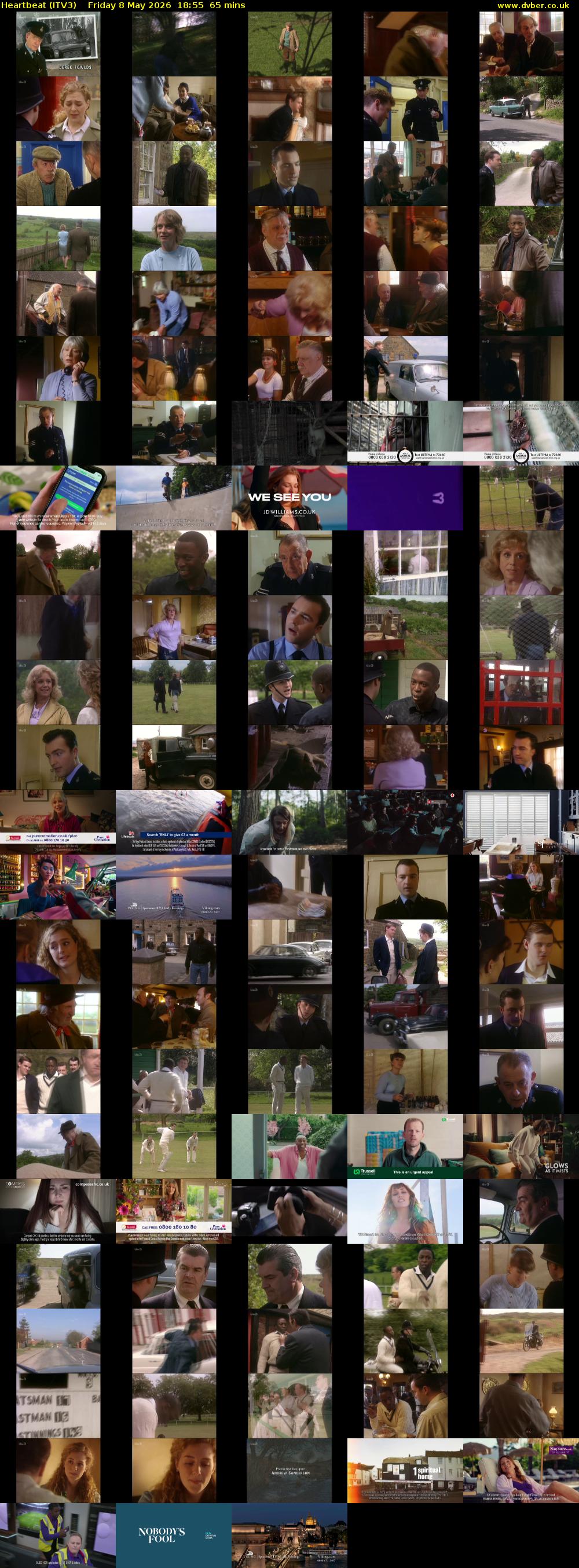 Heartbeat (ITV3) Friday 8 May 2026 18:55 - 20:00