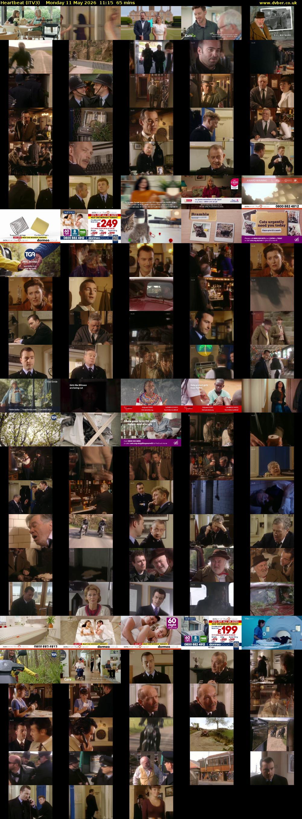 Heartbeat (ITV3) Monday 11 May 2026 11:15 - 12:20