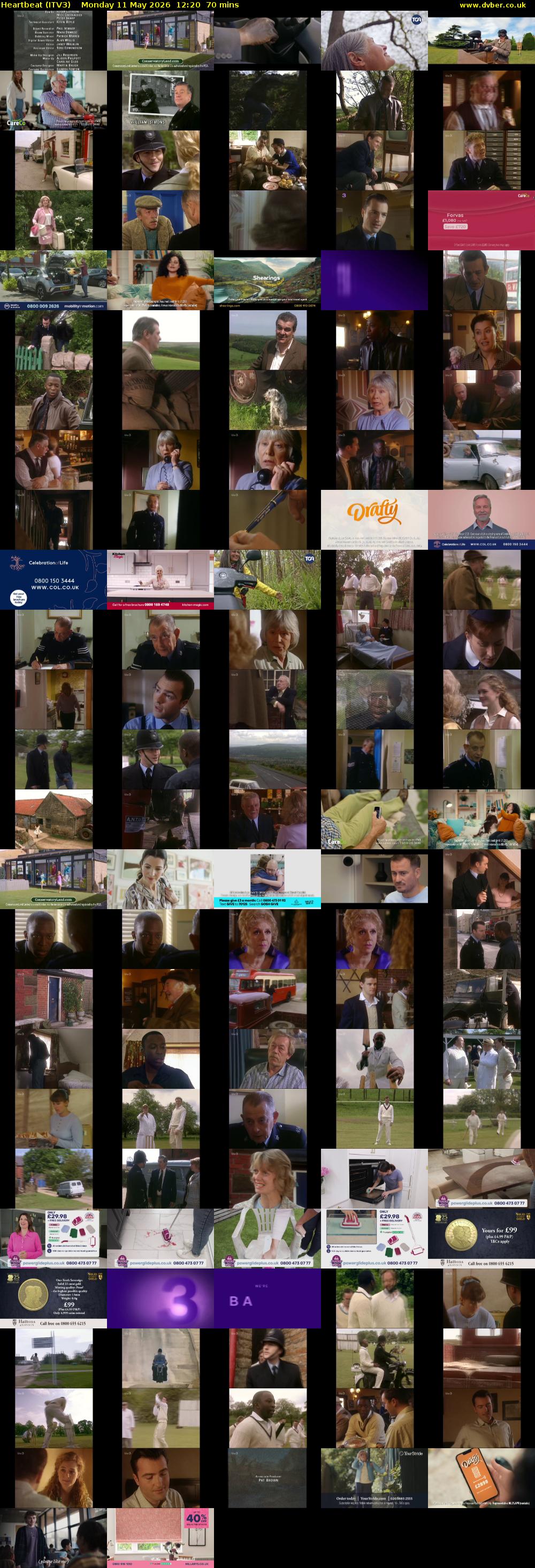 Heartbeat (ITV3) Monday 11 May 2026 12:20 - 13:30