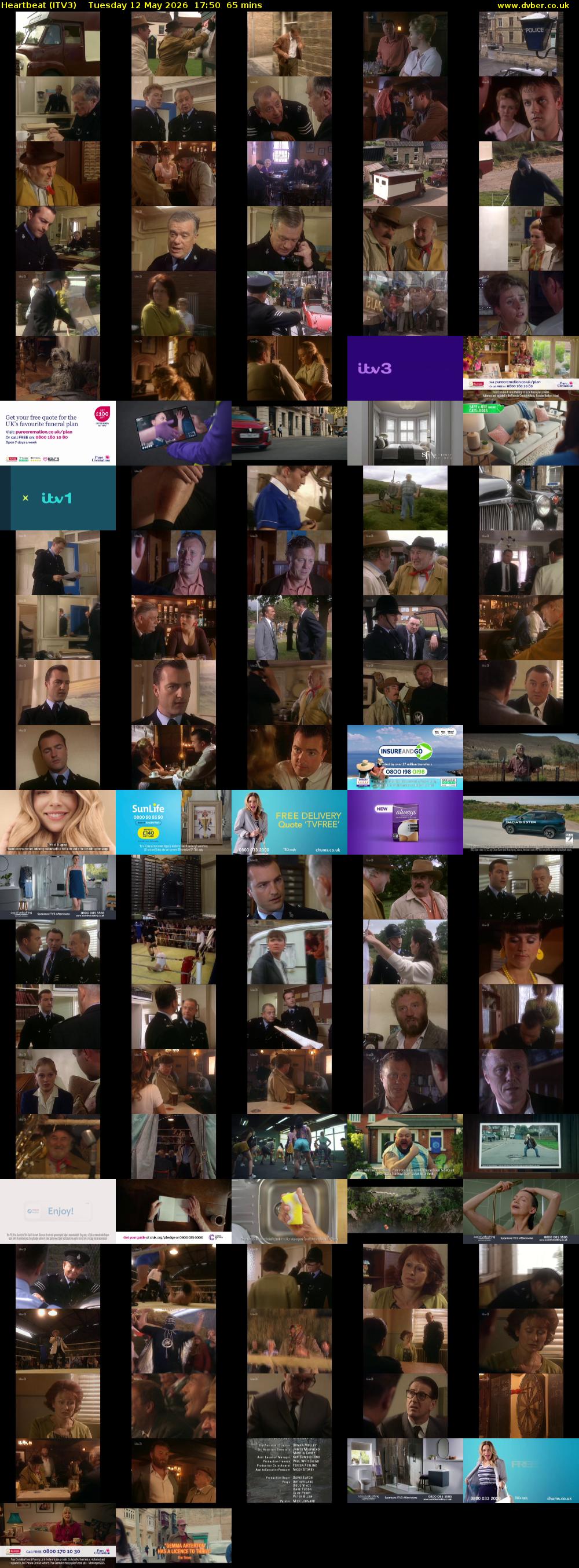 Heartbeat (ITV3) Tuesday 12 May 2026 17:50 - 18:55