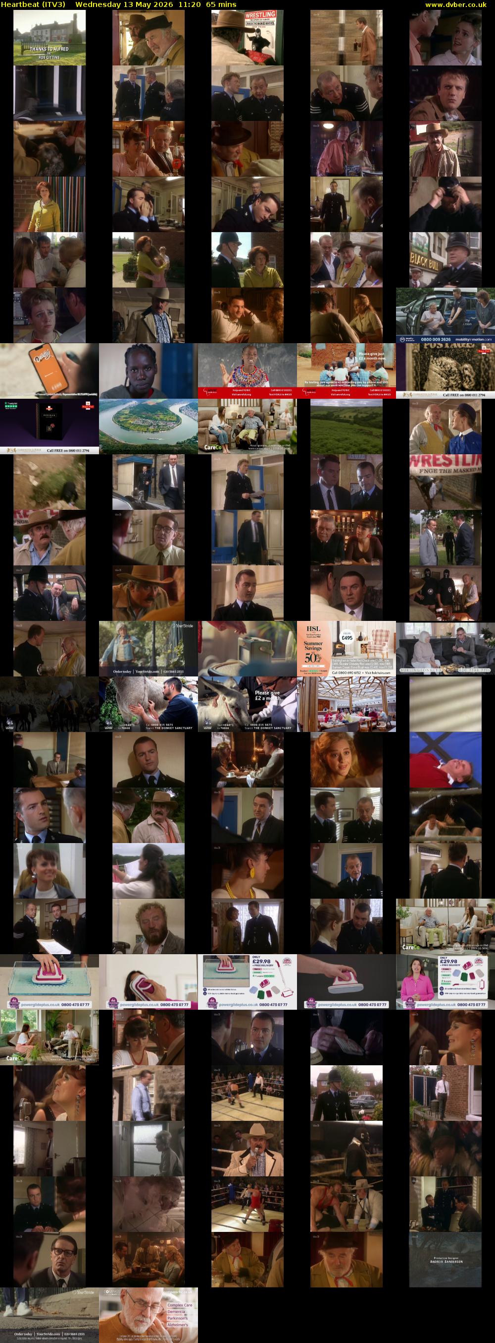 Heartbeat (ITV3) Wednesday 13 May 2026 11:20 - 12:25