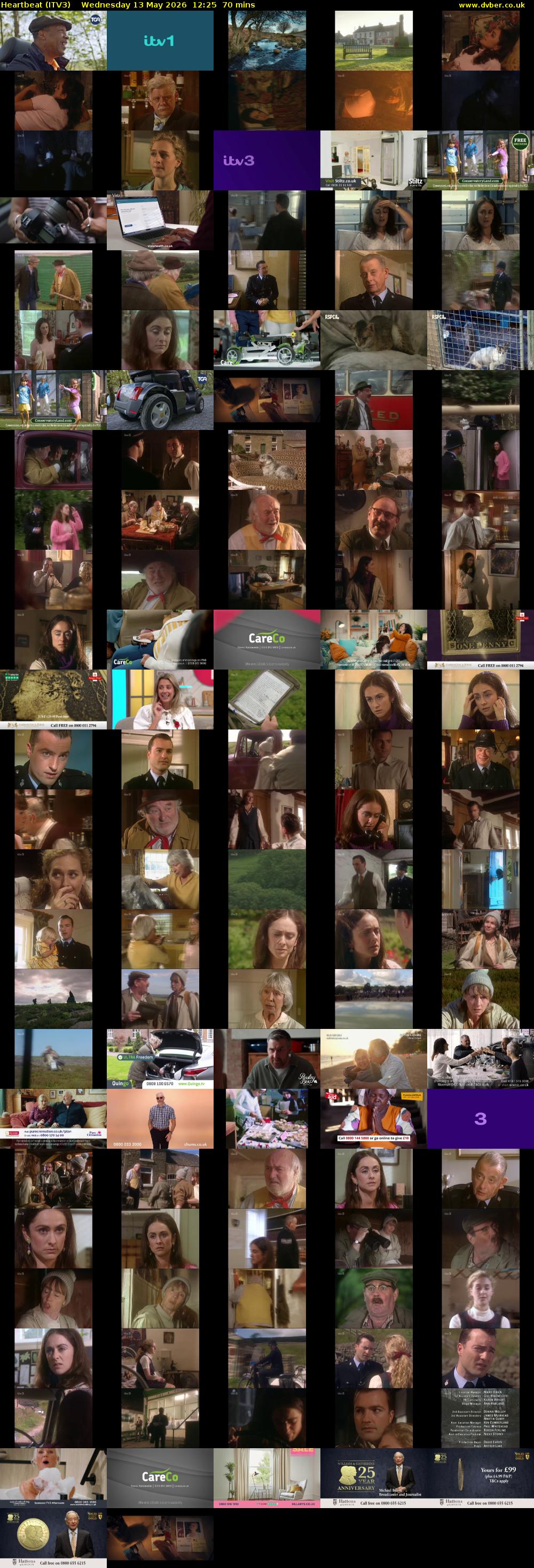 Heartbeat (ITV3) Wednesday 13 May 2026 12:25 - 13:35