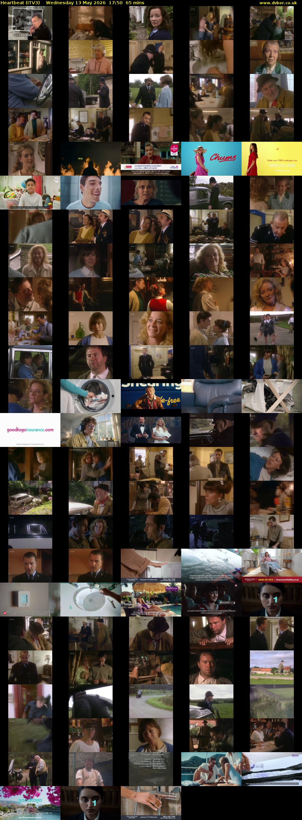 Heartbeat (ITV3) Wednesday 13 May 2026 17:50 - 18:55