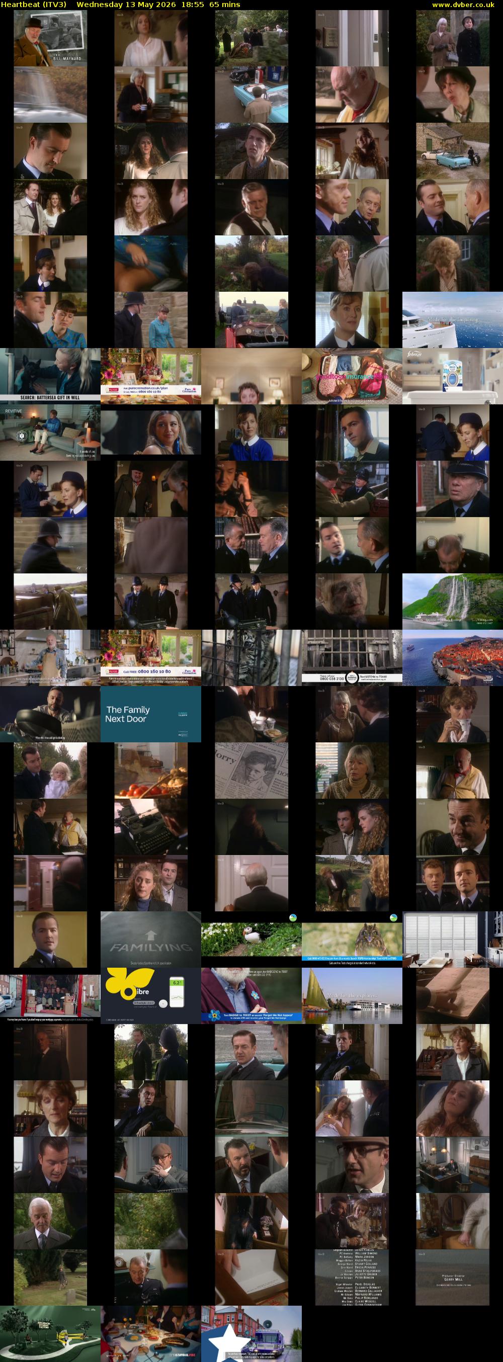 Heartbeat (ITV3) Wednesday 13 May 2026 18:55 - 20:00