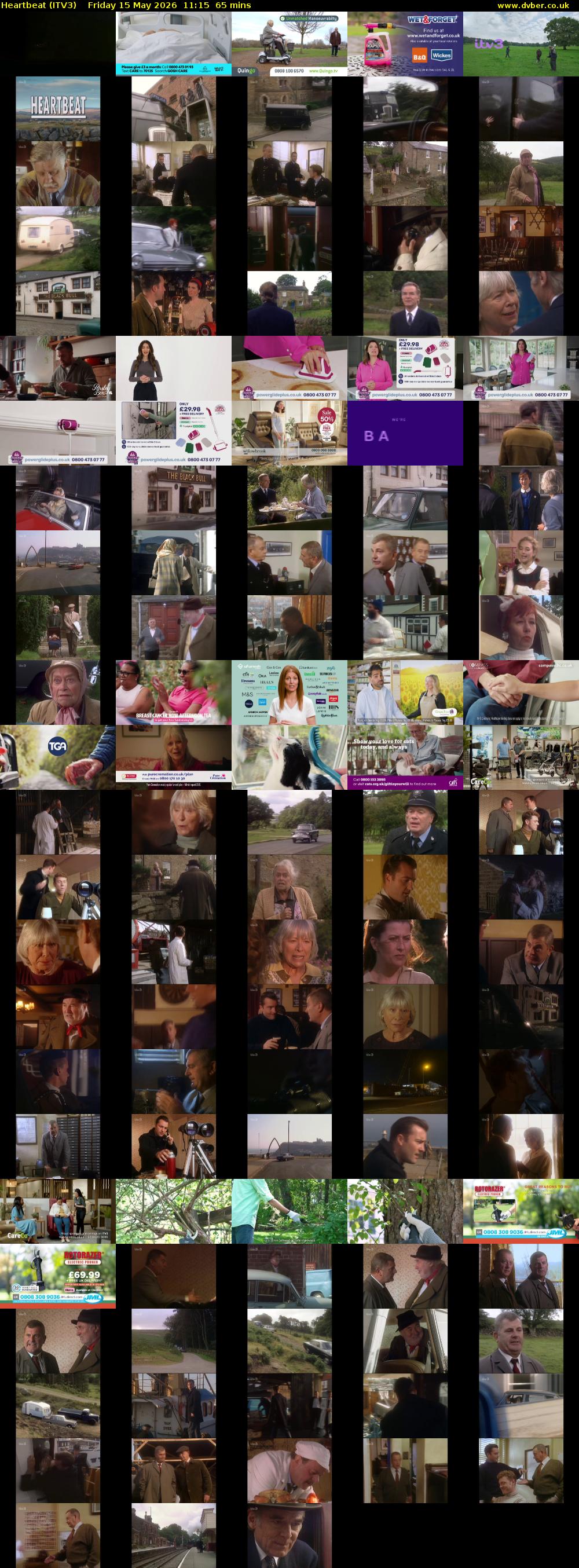 Heartbeat (ITV3) Friday 15 May 2026 11:15 - 12:20