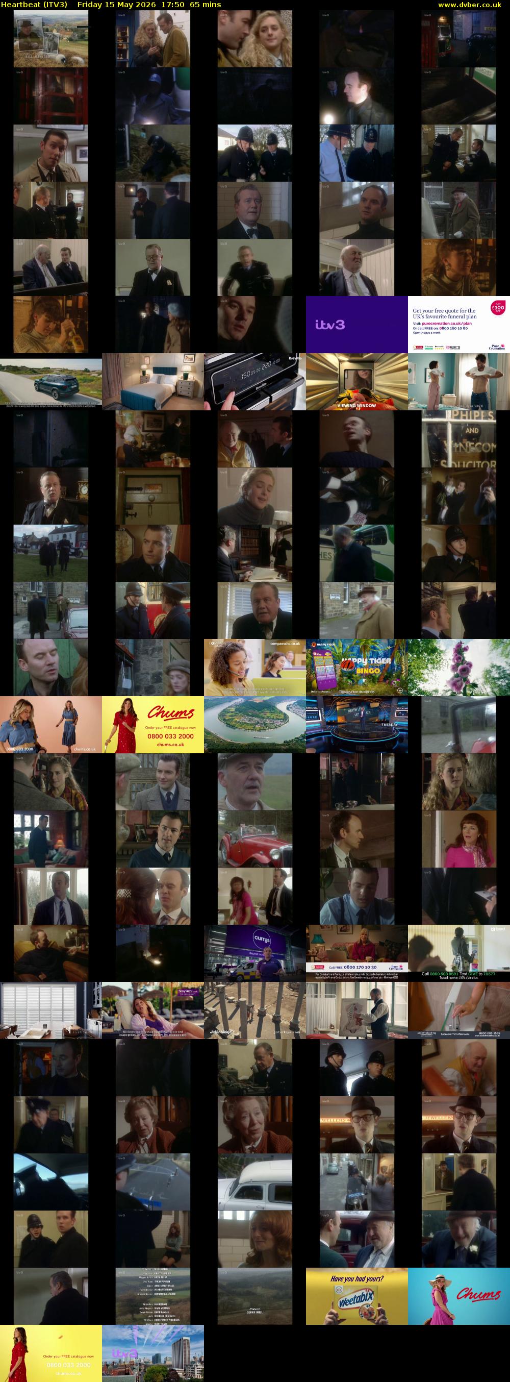 Heartbeat (ITV3) Friday 15 May 2026 17:50 - 18:55