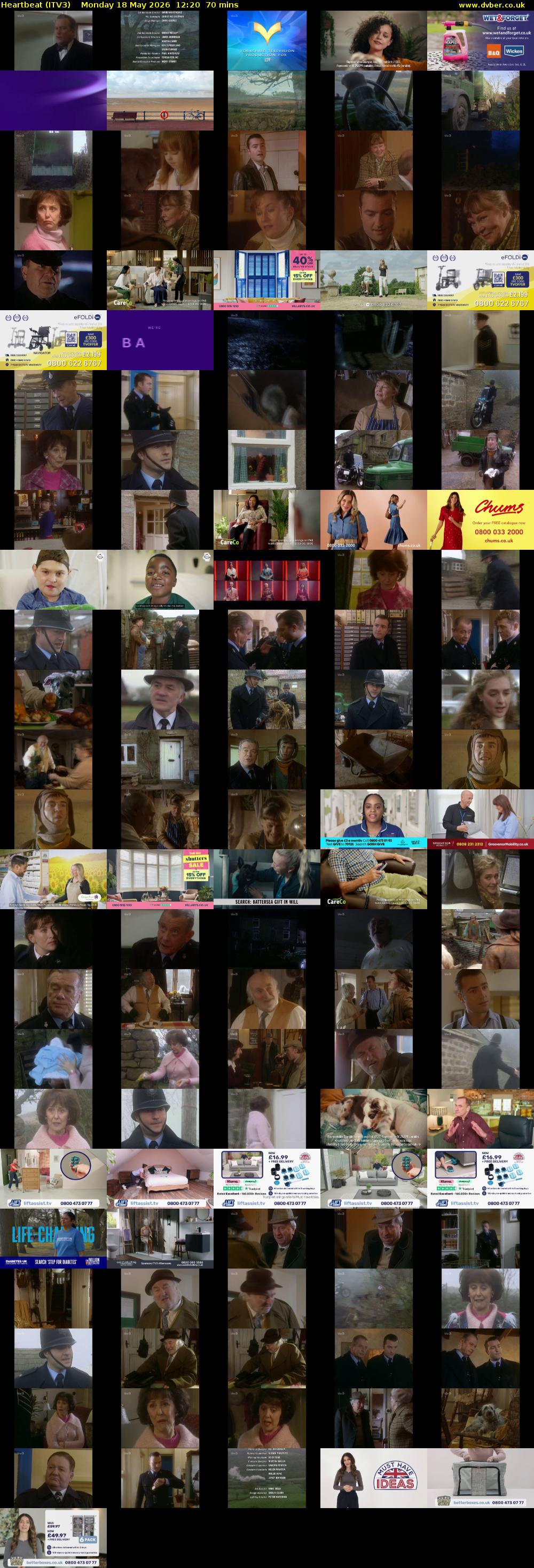 Heartbeat (ITV3) Monday 18 May 2026 12:20 - 13:30
