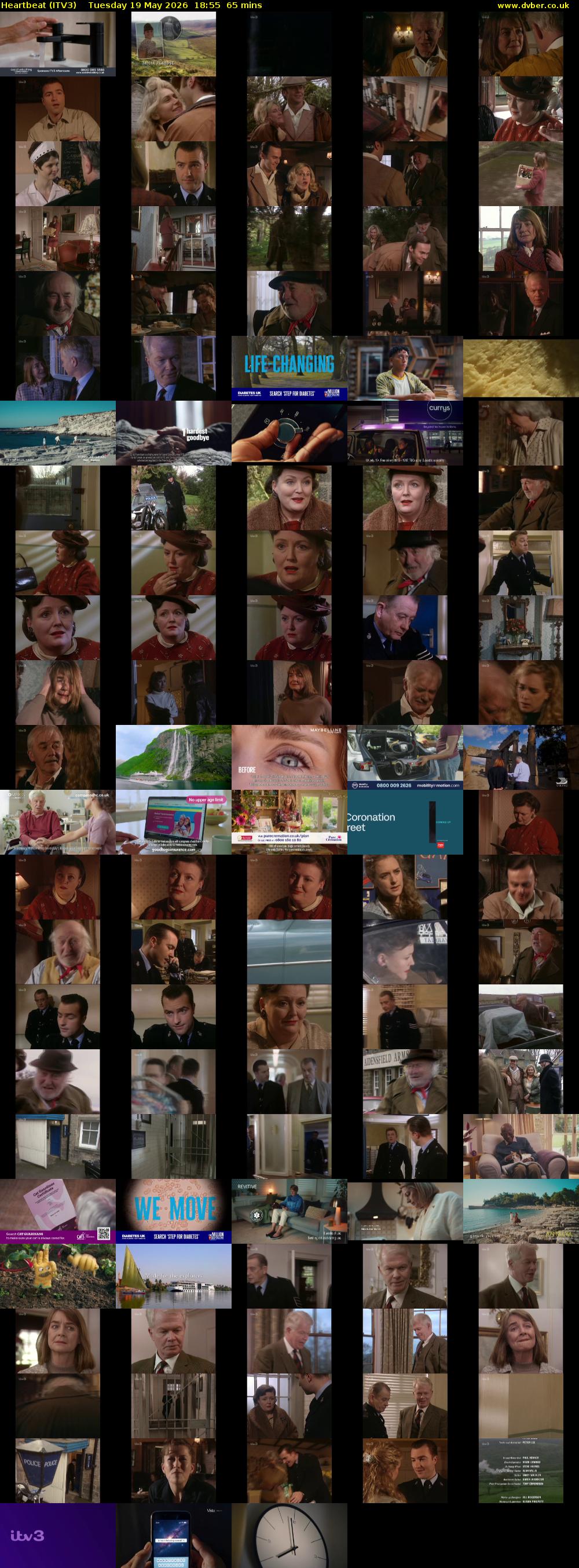 Heartbeat (ITV3) Tuesday 19 May 2026 18:55 - 20:00