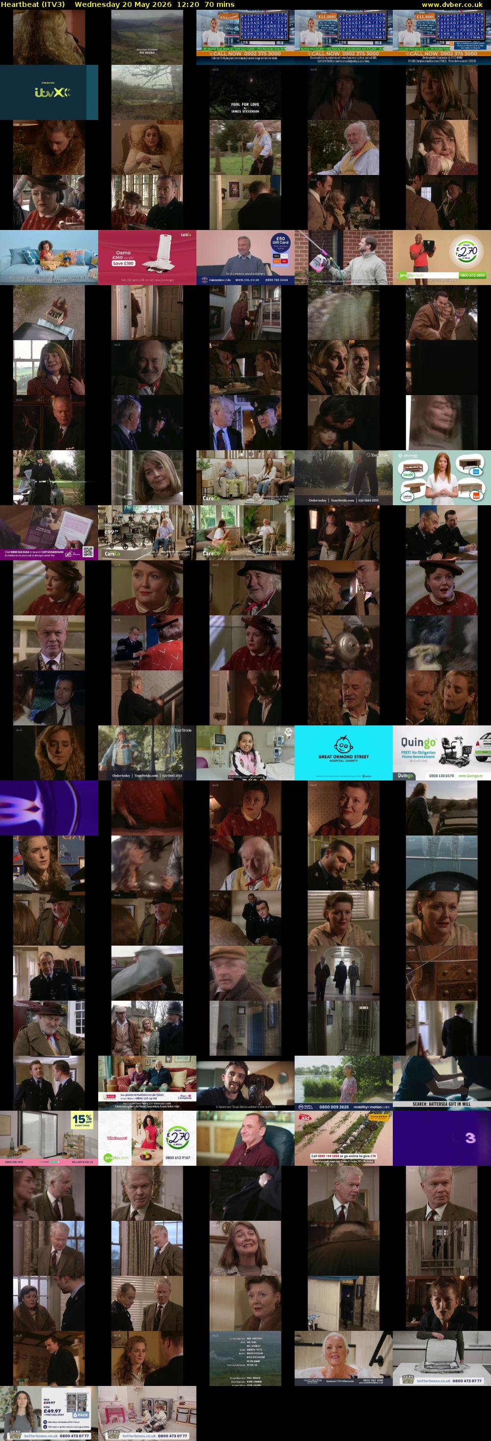 Heartbeat (ITV3) Wednesday 20 May 2026 12:20 - 13:30