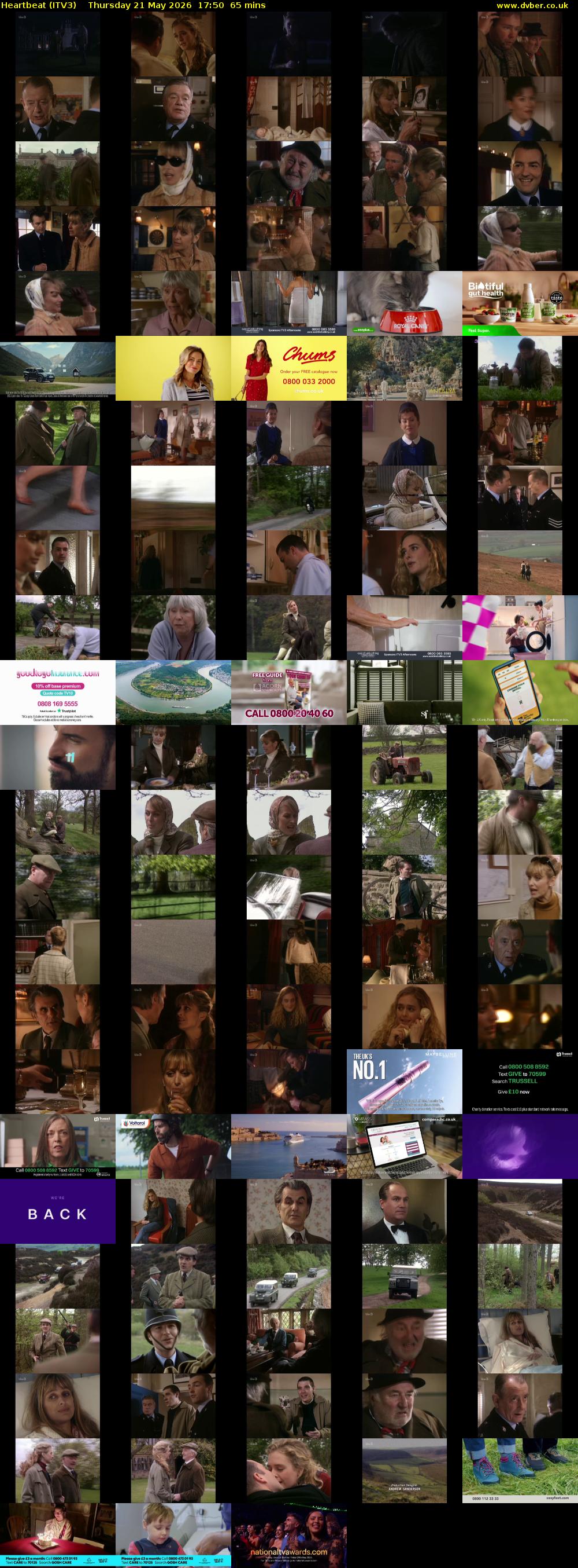 Heartbeat (ITV3) Thursday 21 May 2026 17:50 - 18:55