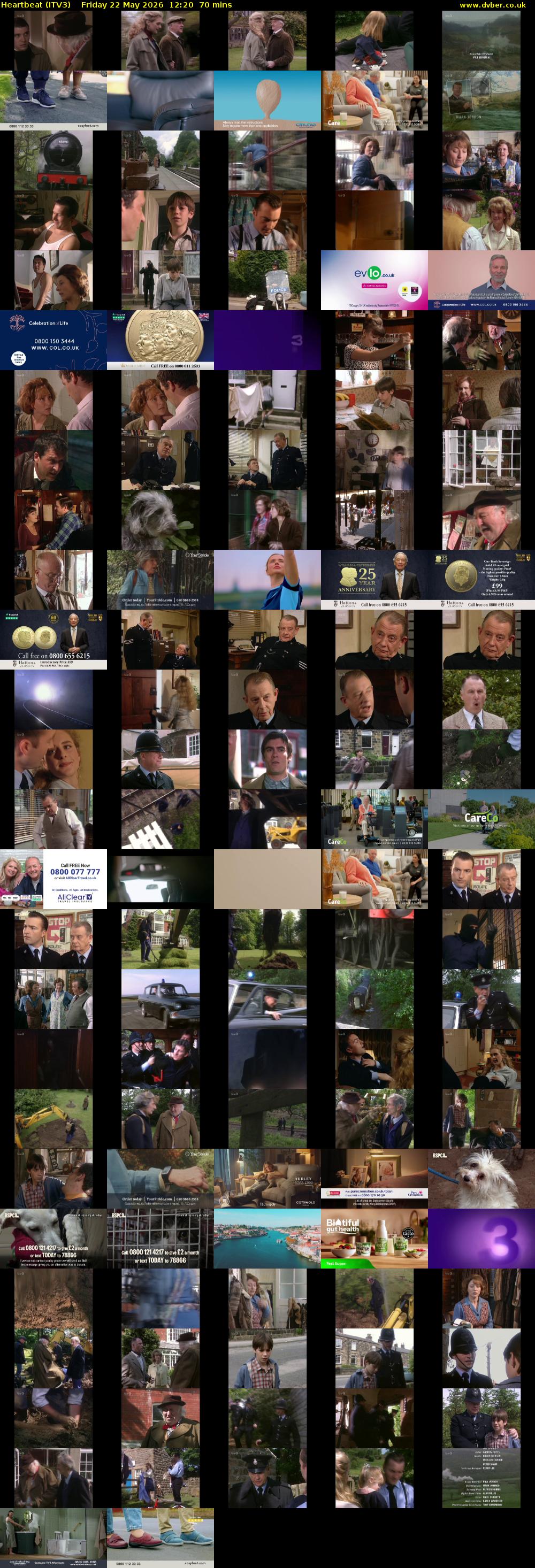 Heartbeat (ITV3) Friday 22 May 2026 12:20 - 13:30