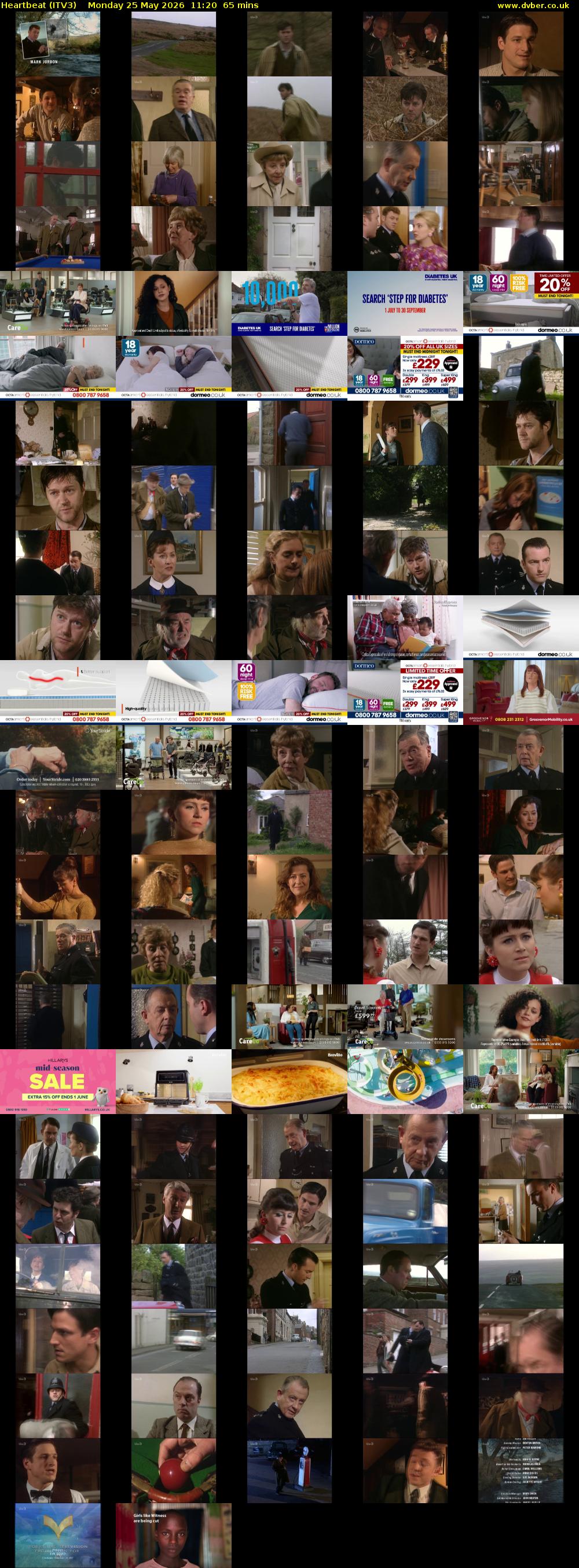 Heartbeat (ITV3) Monday 25 May 2026 11:20 - 12:25