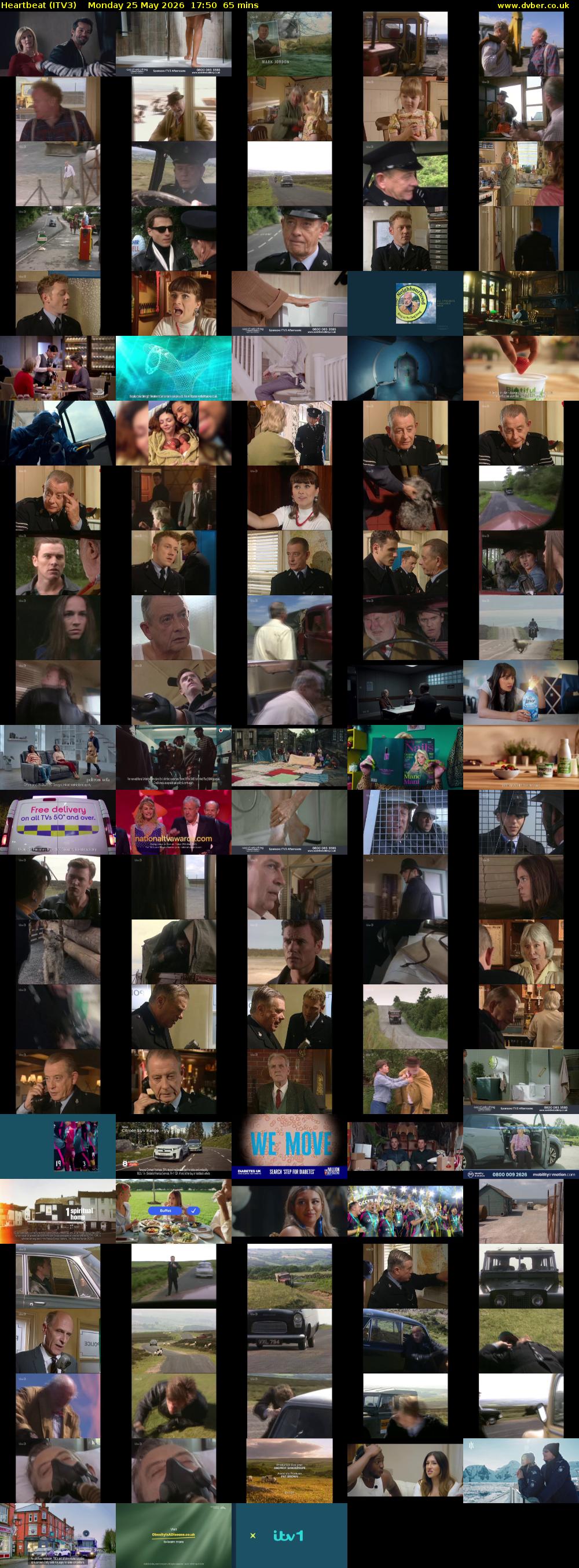 Heartbeat (ITV3) Monday 25 May 2026 17:50 - 18:55