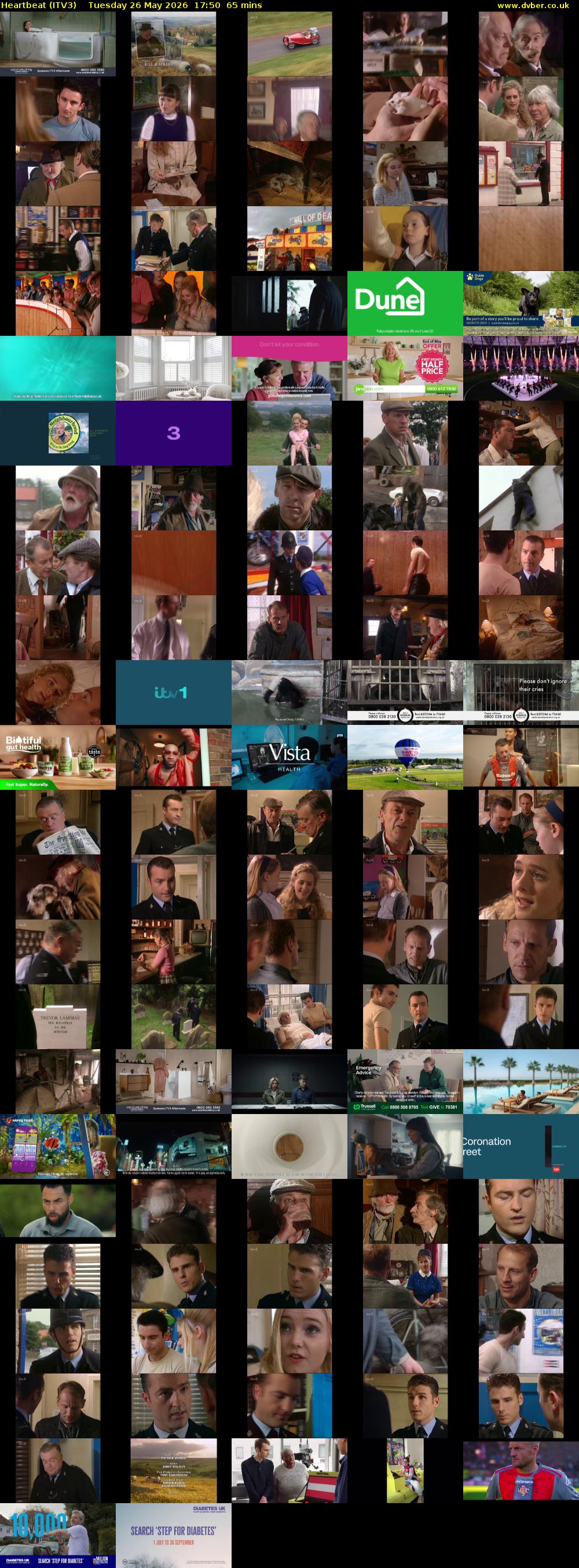 Heartbeat (ITV3) Tuesday 26 May 2026 17:50 - 18:55