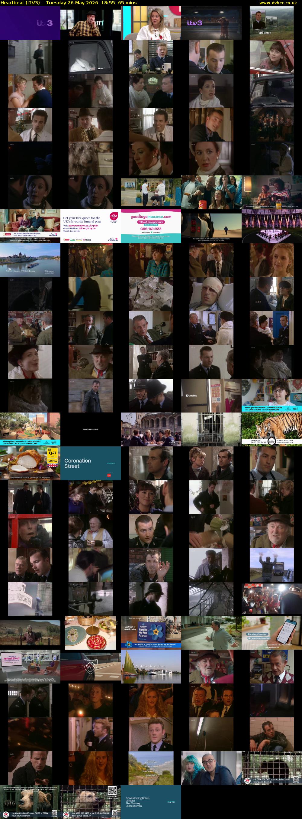 Heartbeat (ITV3) Tuesday 26 May 2026 18:55 - 20:00