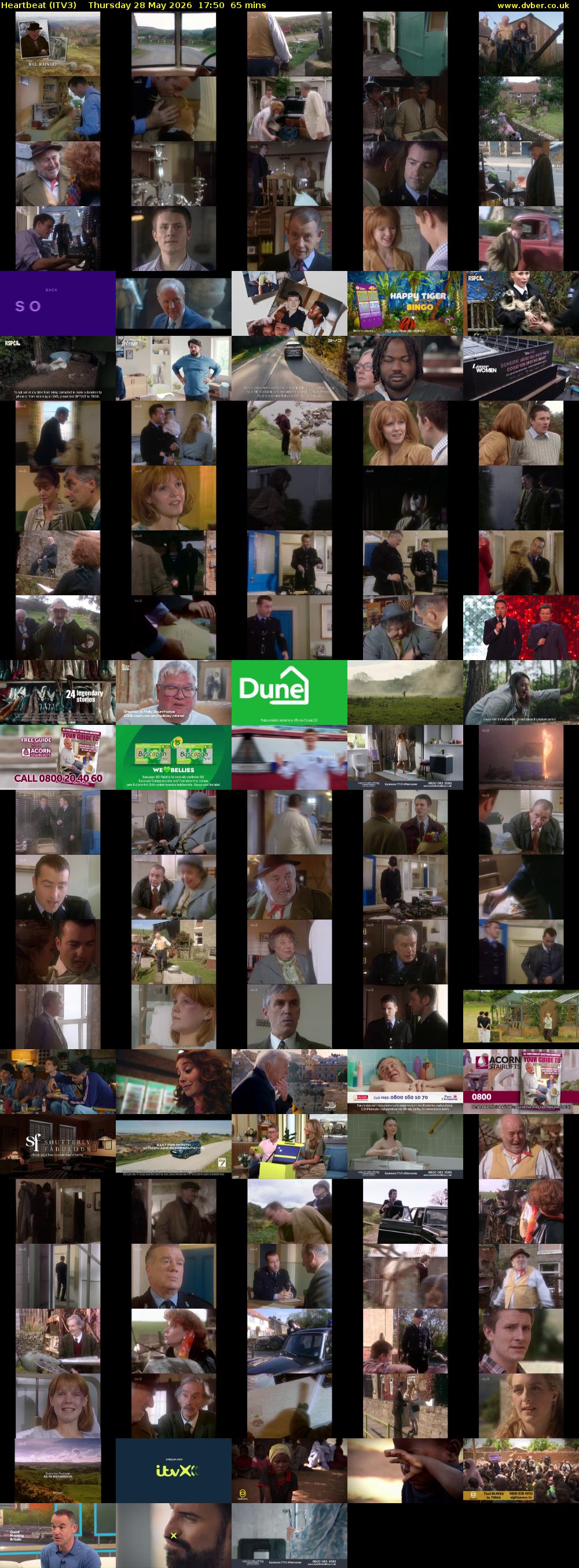 Heartbeat (ITV3) Thursday 28 May 2026 17:50 - 18:55