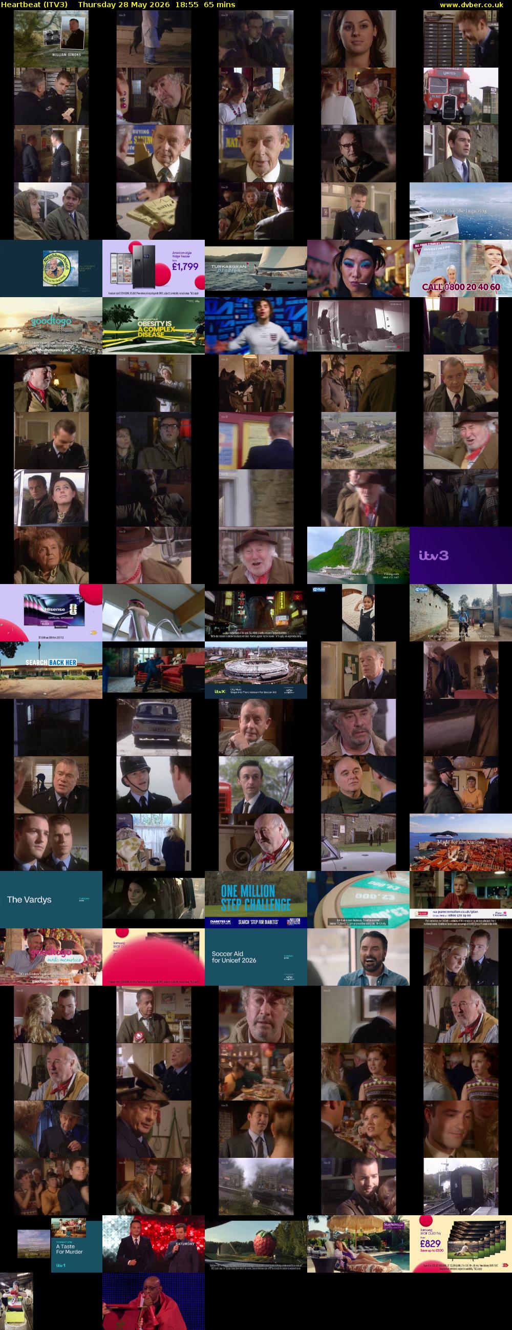Heartbeat (ITV3) Thursday 28 May 2026 18:55 - 20:00