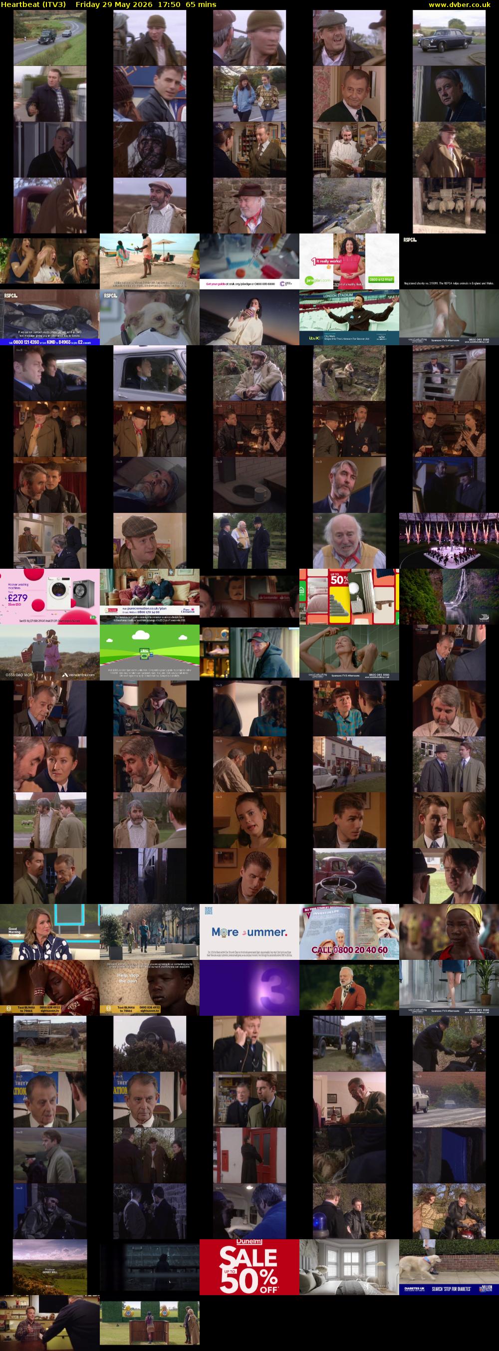 Heartbeat (ITV3) Friday 29 May 2026 17:50 - 18:55