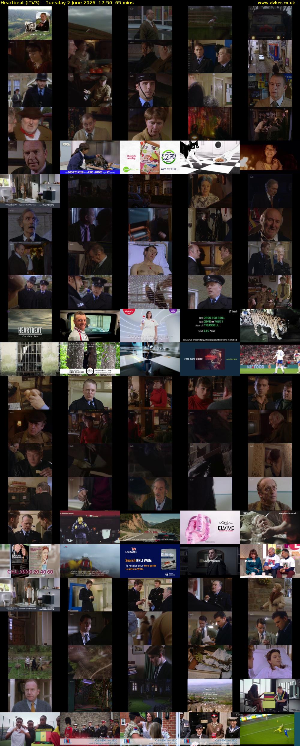 Heartbeat (ITV3) Tuesday 2 June 2026 17:50 - 18:55