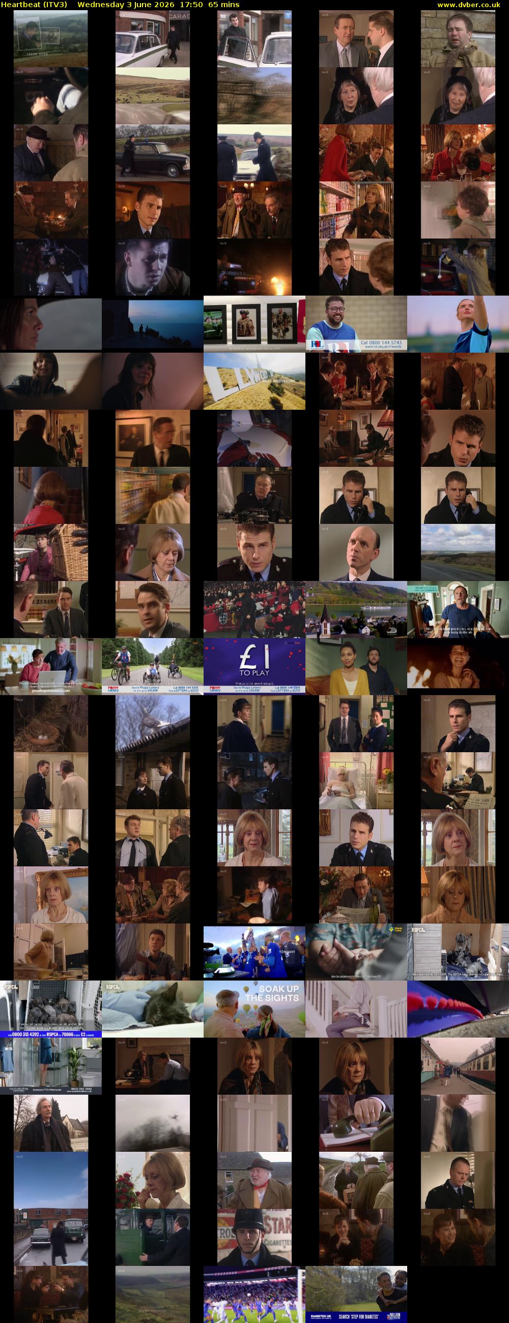 Heartbeat (ITV3) Wednesday 3 June 2026 17:50 - 18:55