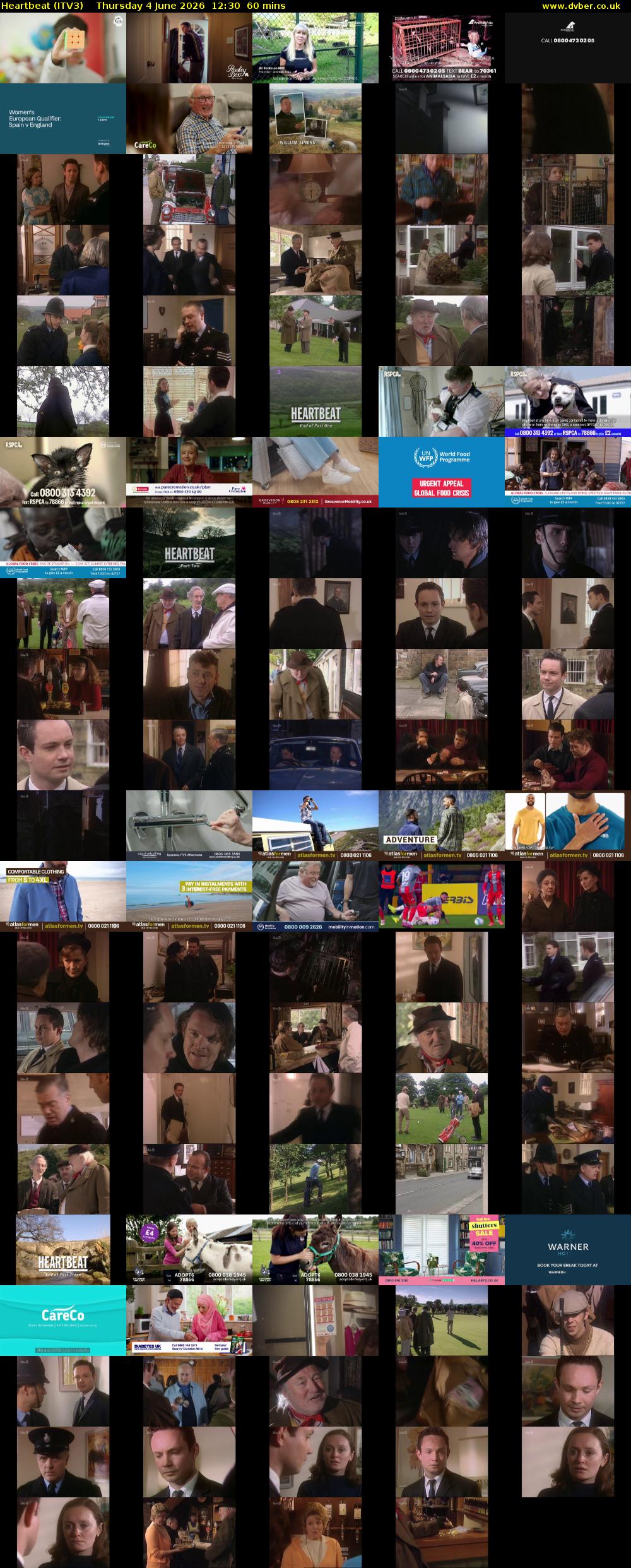 Heartbeat (ITV3) Thursday 4 June 2026 12:30 - 13:30