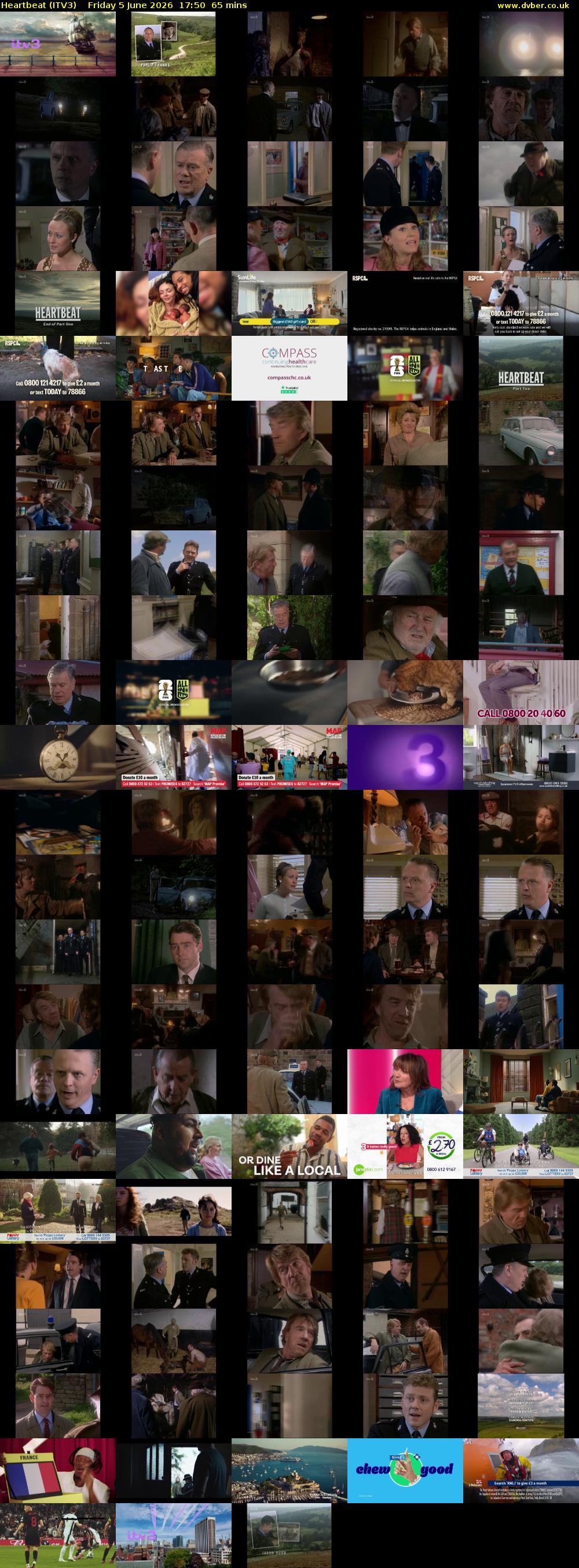 Heartbeat (ITV3) Friday 5 June 2026 17:50 - 18:55