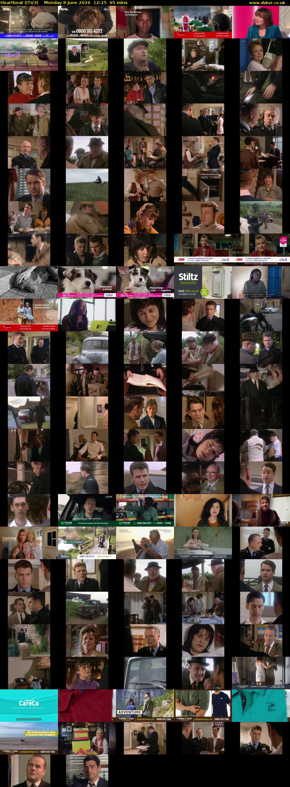 Heartbeat (ITV3) Monday 8 June 2026 12:25 - 13:30