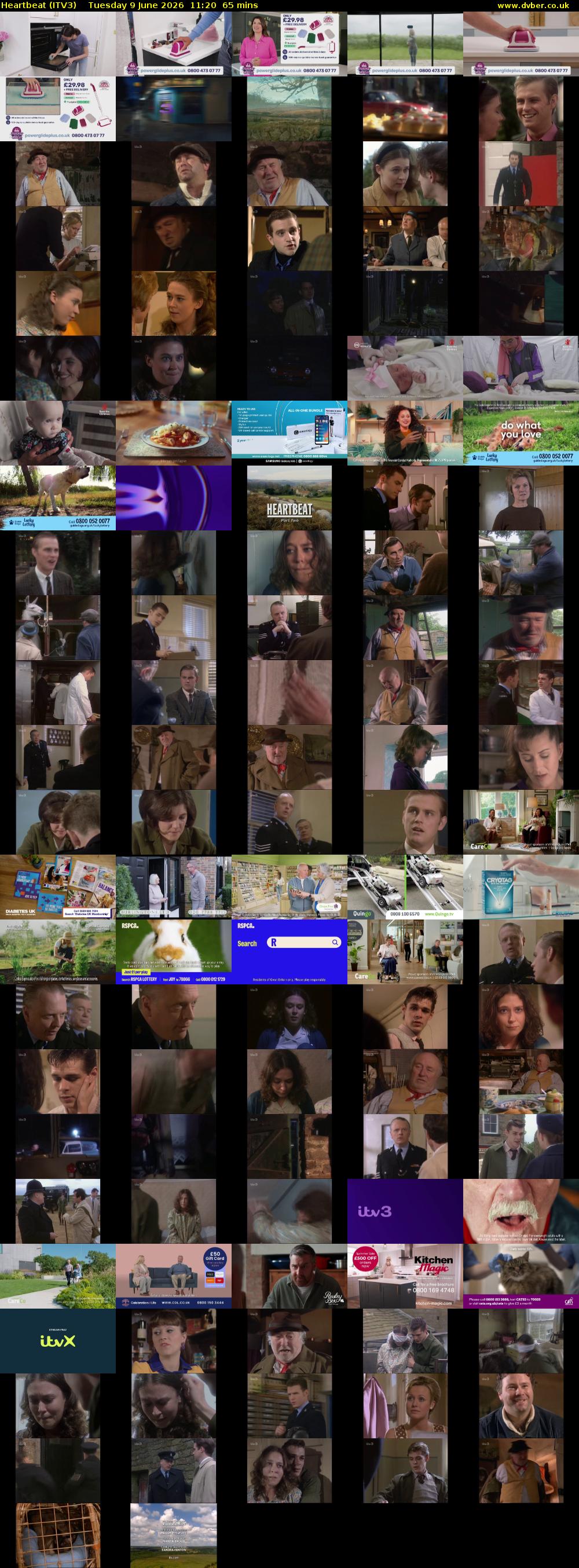 Heartbeat (ITV3) Tuesday 9 June 2026 11:20 - 12:25
