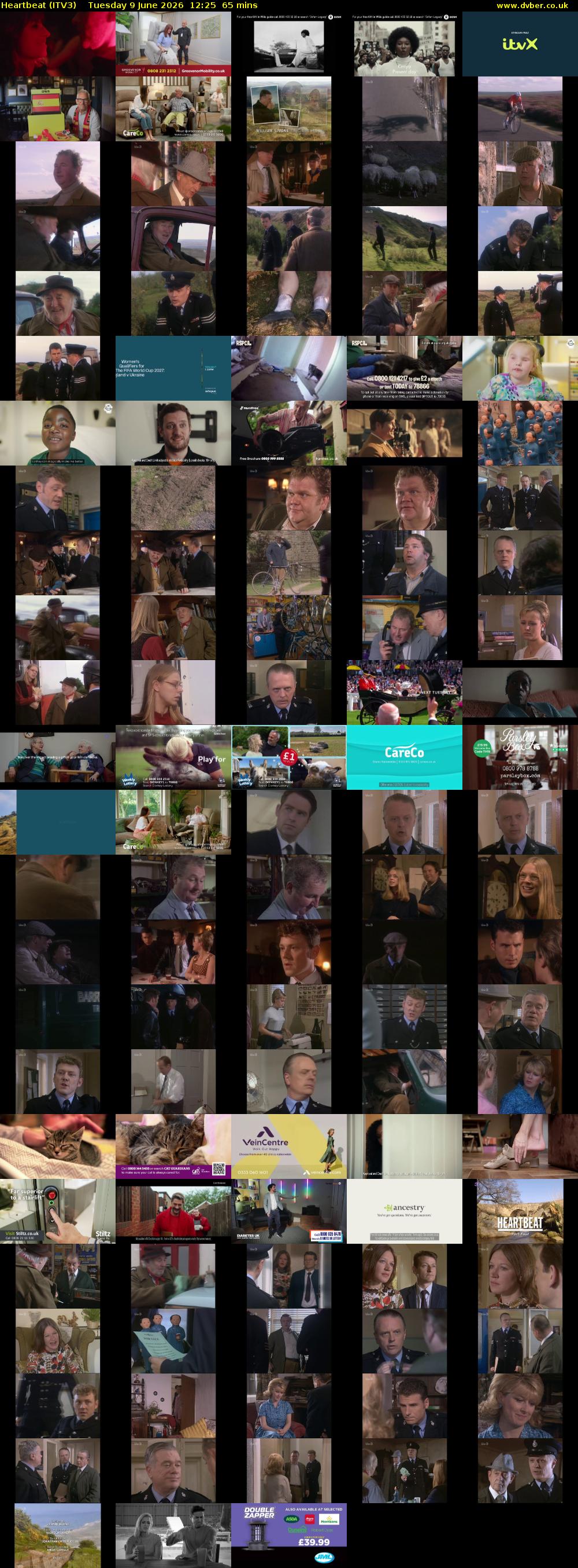 Heartbeat (ITV3) Tuesday 9 June 2026 12:25 - 13:30
