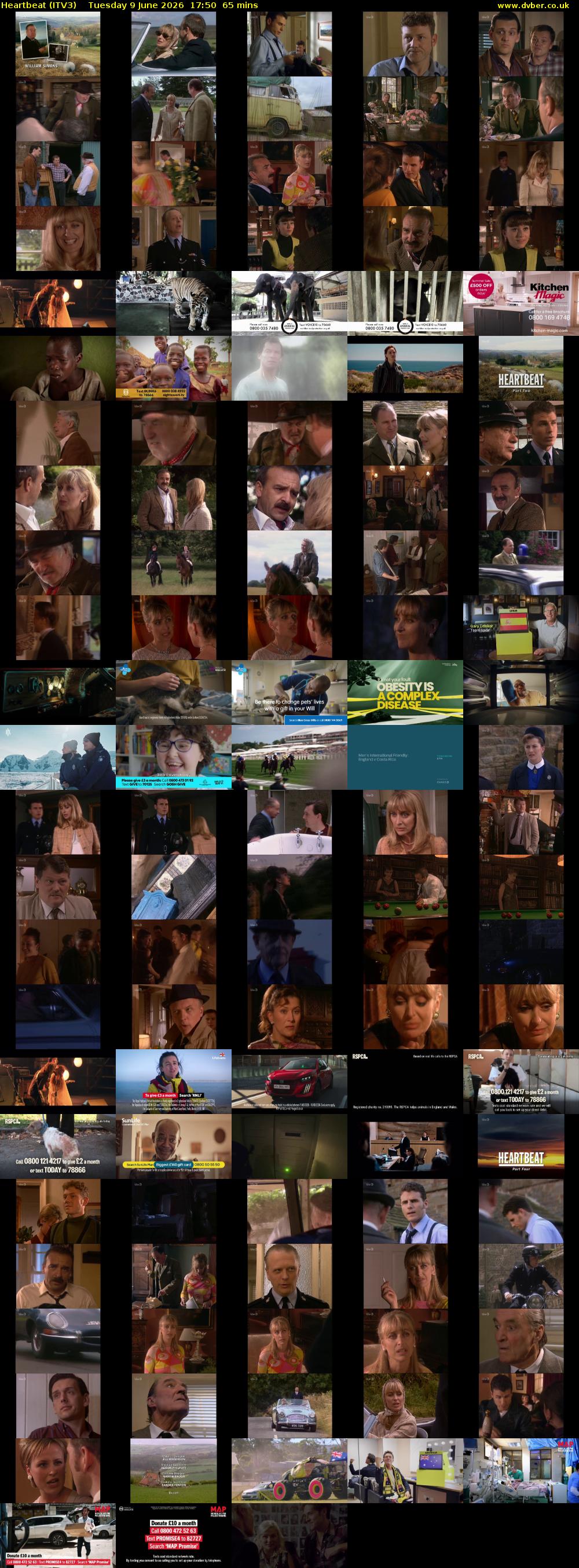 Heartbeat (ITV3) Tuesday 9 June 2026 17:50 - 18:55