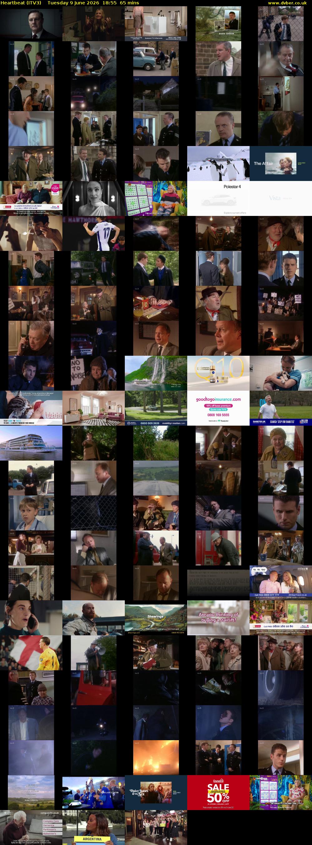 Heartbeat (ITV3) Tuesday 9 June 2026 18:55 - 20:00