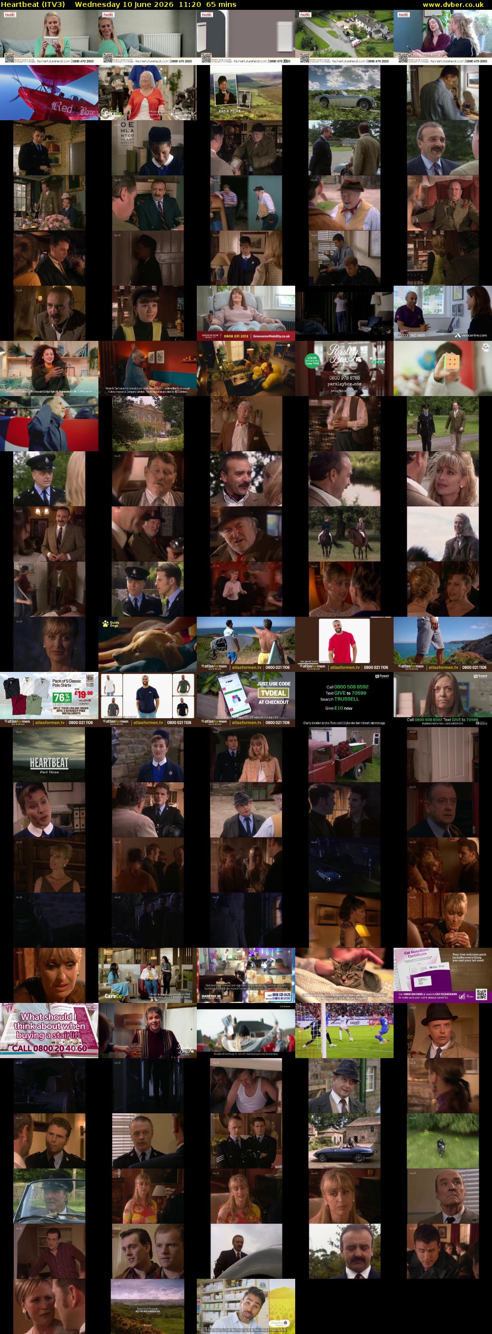 Heartbeat (ITV3) Wednesday 10 June 2026 11:20 - 12:25
